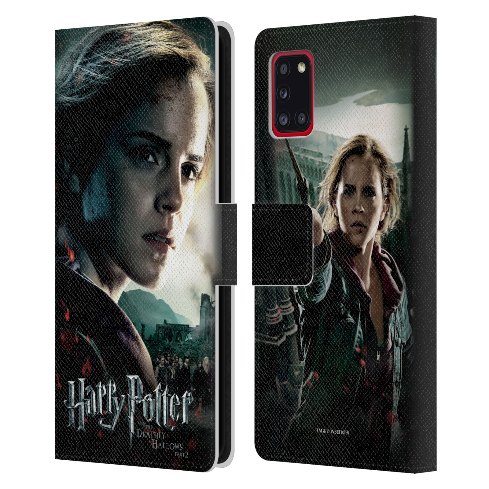 Pouzdro HEAD CASE na mobil Samsung Galaxy A31 - Harry Potter - Hermiona pohled ze strany