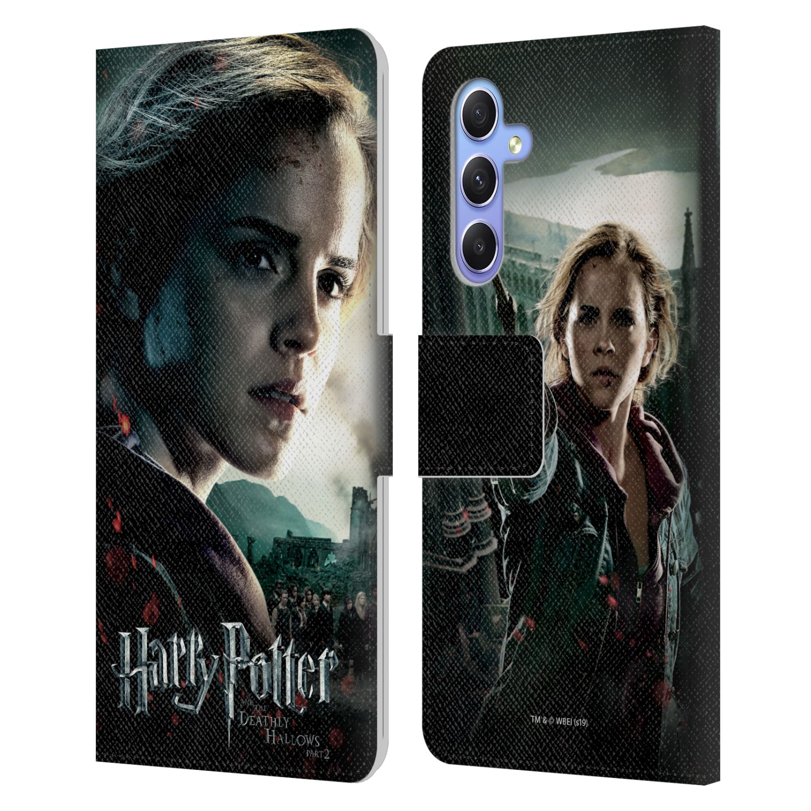 Pouzdro HEAD CASE na mobil Samsung Galaxy A34 5G - Harry Potter - Hermiona pohled ze strany