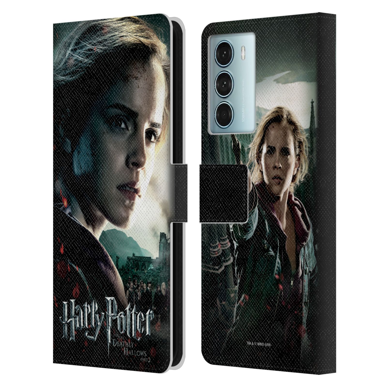 Pouzdro HEAD CASE na mobil Motorola Moto G200 5G - Harry Potter - Hermiona pohled ze strany