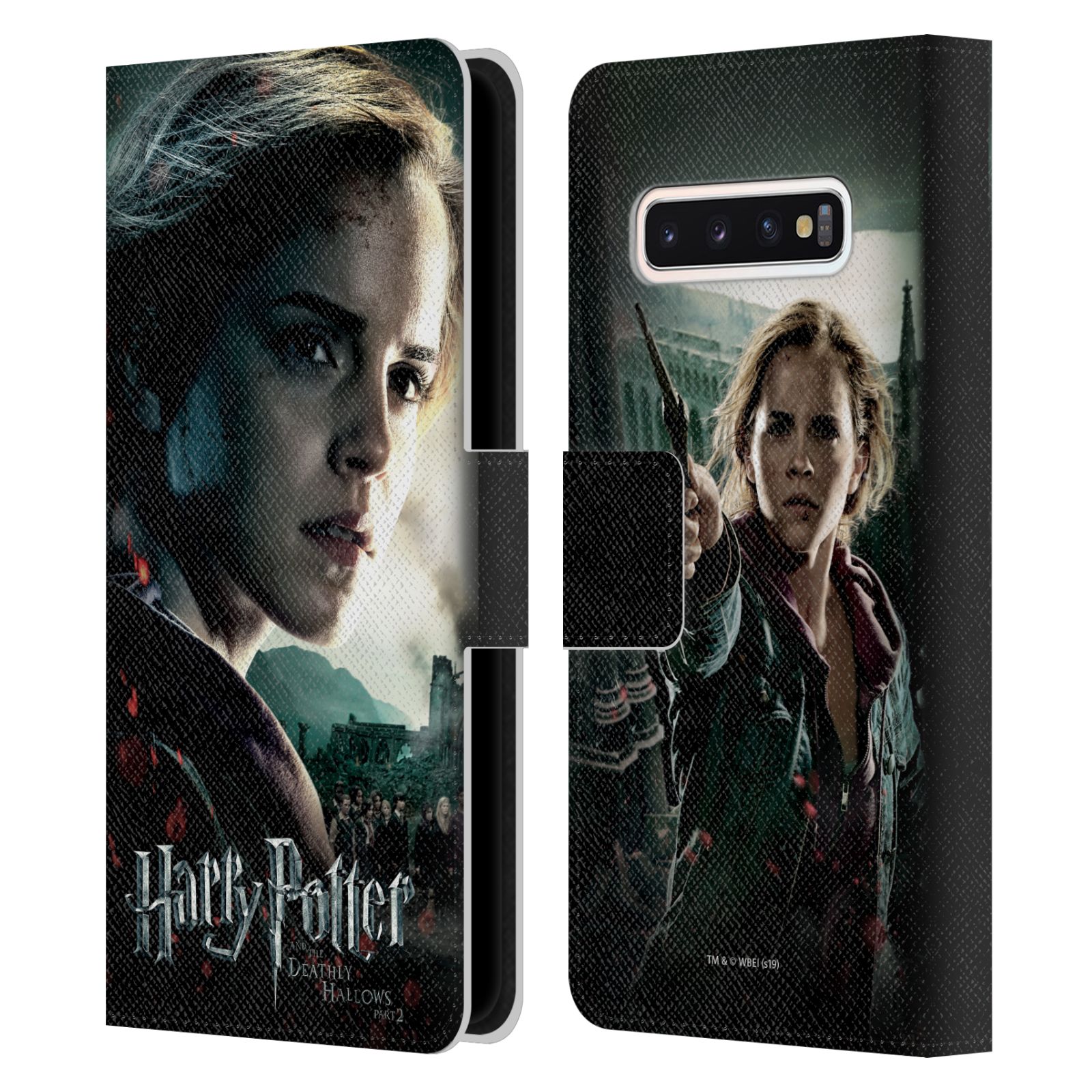Pouzdro HEAD CASE na mobil Samsung Galaxy S10 - Harry Potter - Hermiona pohled ze strany