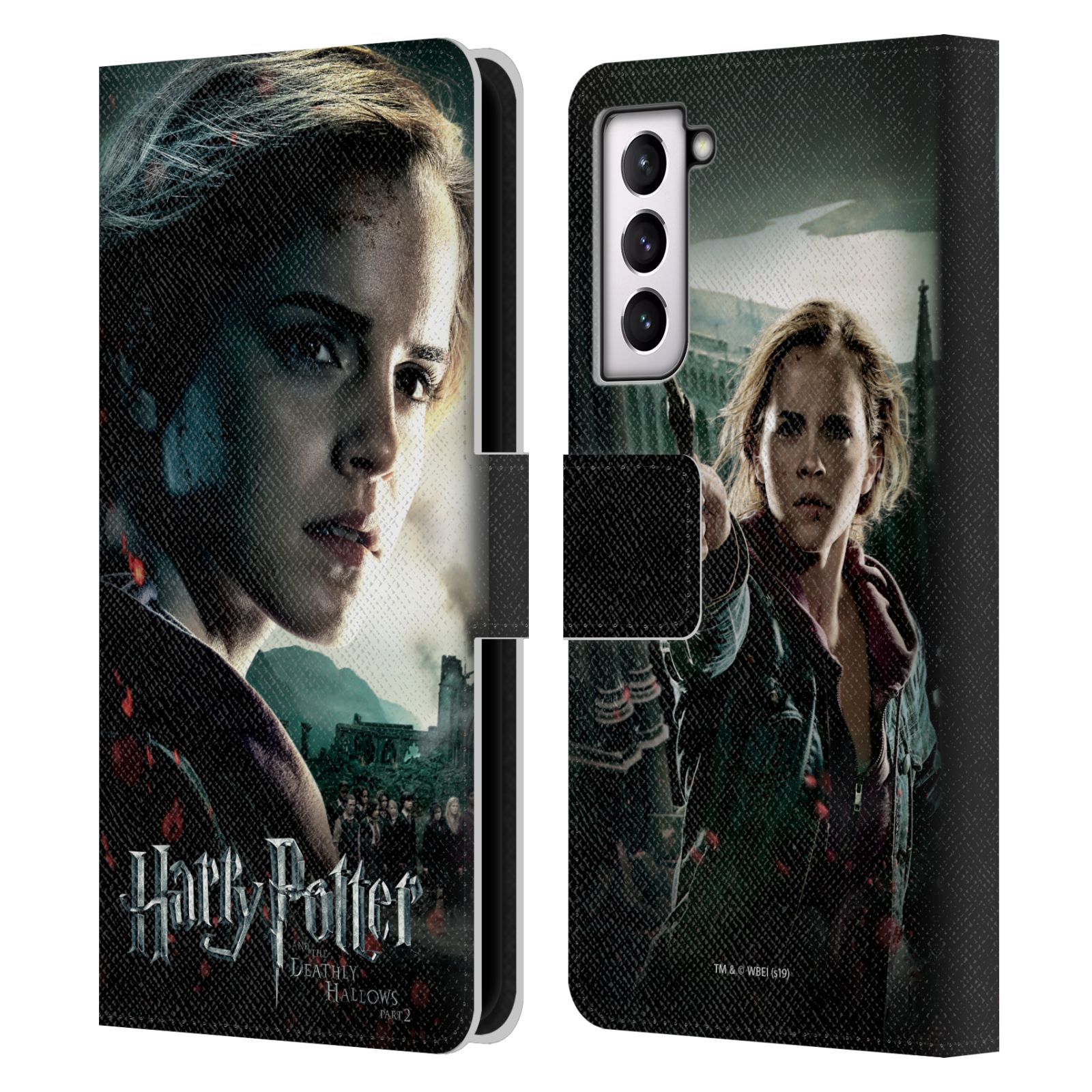 Pouzdro HEAD CASE na mobil Samsung Galaxy S21 / S21 5G - Harry Potter - Hermiona pohled ze strany