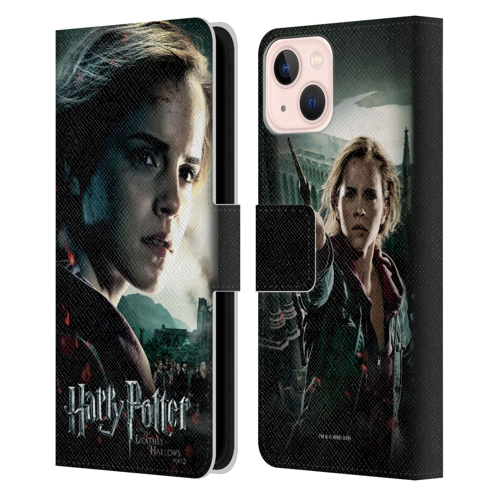 Pouzdro HEAD CASE na mobil Apple Iphone 13 - Harry Potter - Hermiona pohled ze strany