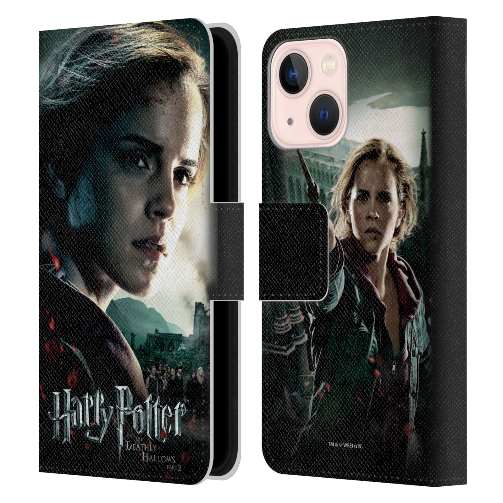 Pouzdro HEAD CASE na mobil Apple Iphone 13 MINI - Harry Potter - Hermiona pohled ze strany
