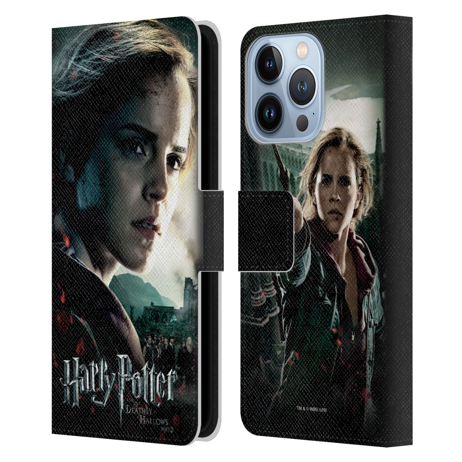 Pouzdro HEAD CASE na mobil Apple Iphone 13 PRO - Harry Potter - Hermiona pohled ze strany
