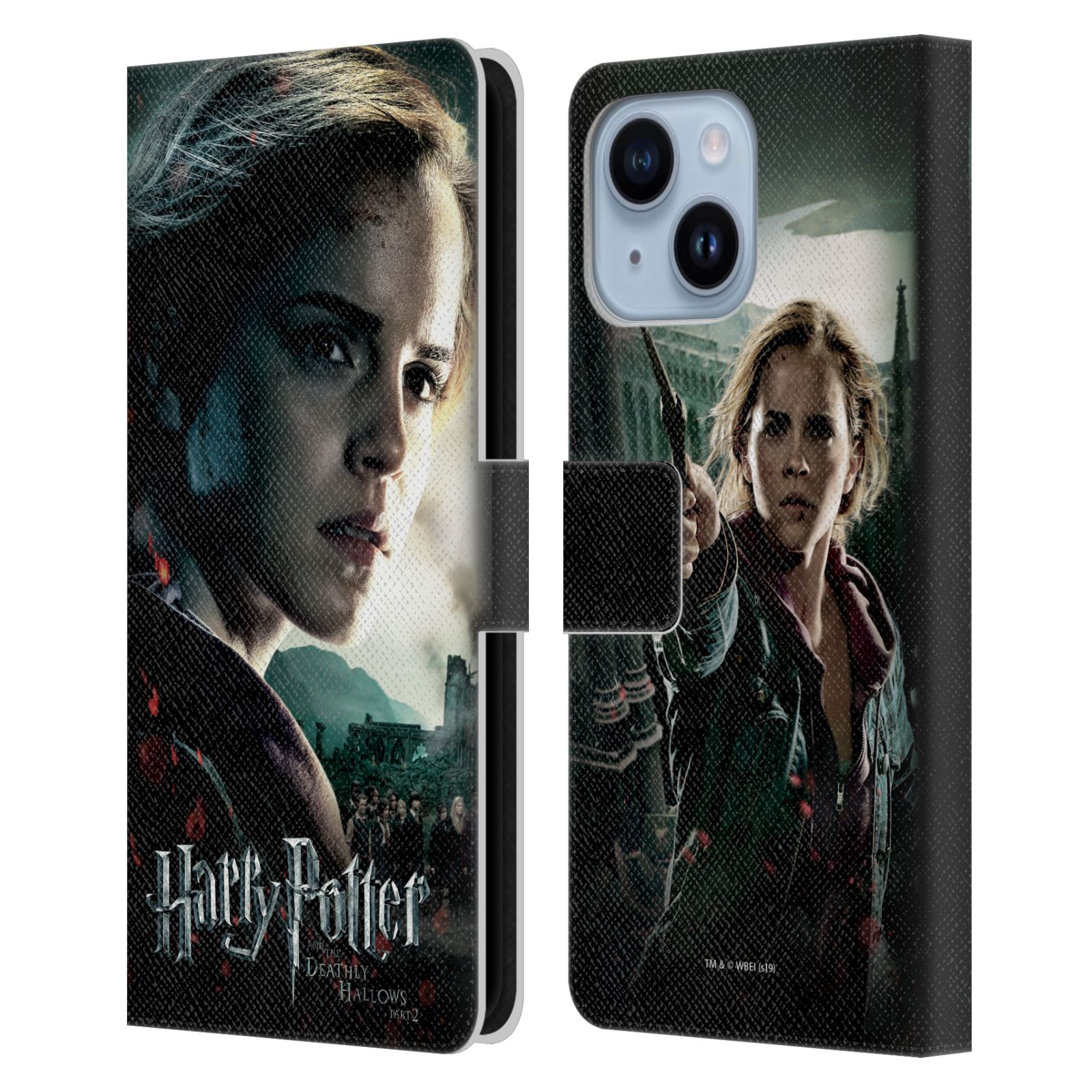 Pouzdro HEAD CASE na mobil Apple Iphone 14 PLUS - Harry Potter - Hermiona pohled ze strany