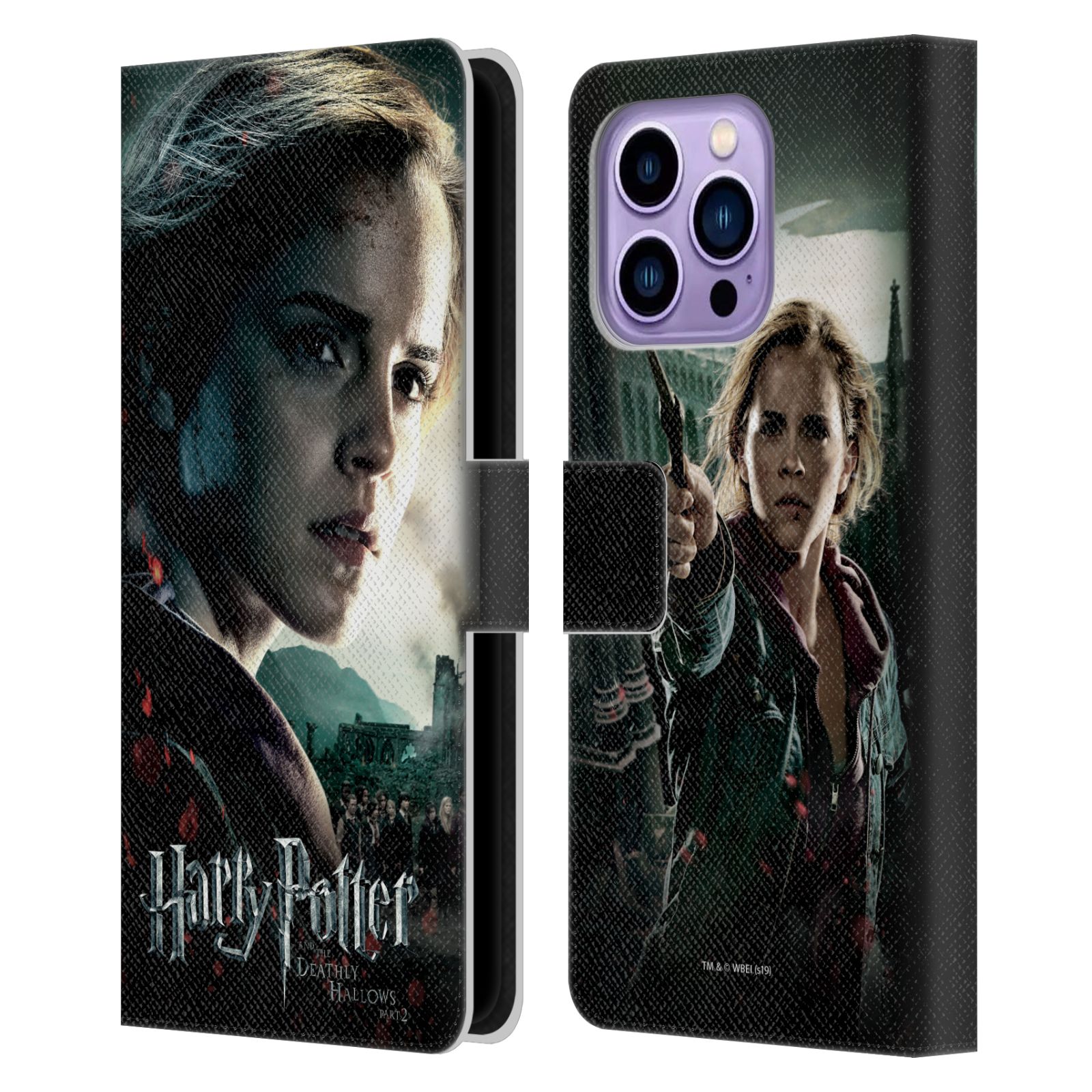 Pouzdro HEAD CASE na mobil Apple Iphone 14 PRO MAX - Harry Potter - Hermiona pohled ze strany