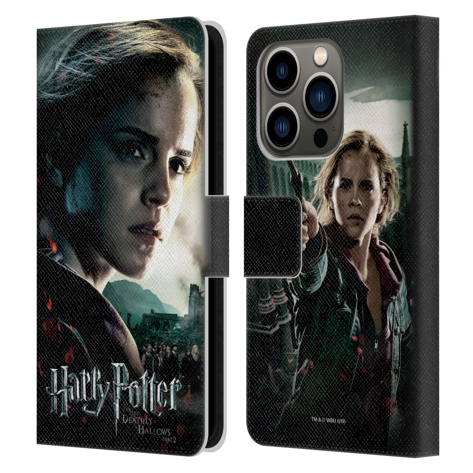Pouzdro HEAD CASE na mobil Apple Iphone 14 PRO - Harry Potter - Hermiona pohled ze strany
