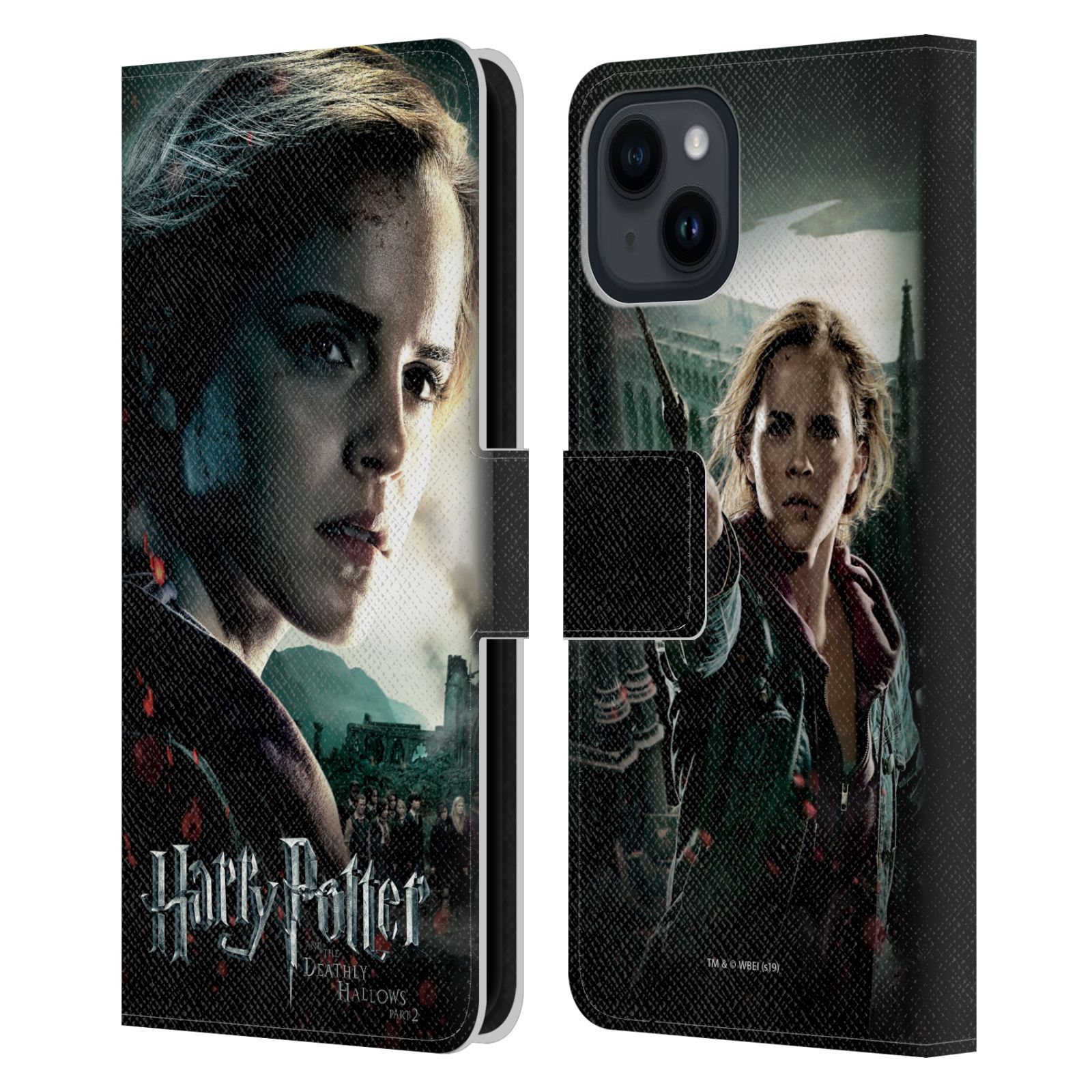 Pouzdro HEAD CASE na mobil Apple Iphone 15 - Harry Potter - Hermiona pohled ze strany