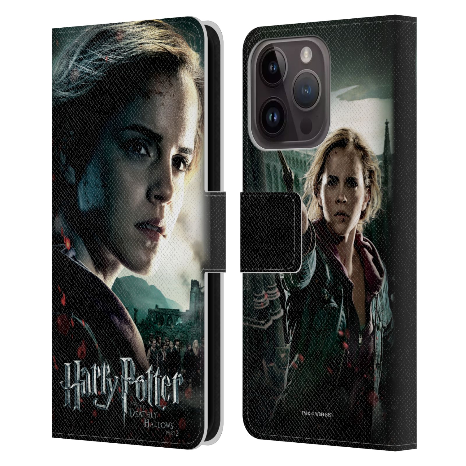Pouzdro HEAD CASE na mobil Apple Iphone 15 PRO - Harry Potter - Hermiona pohled ze strany