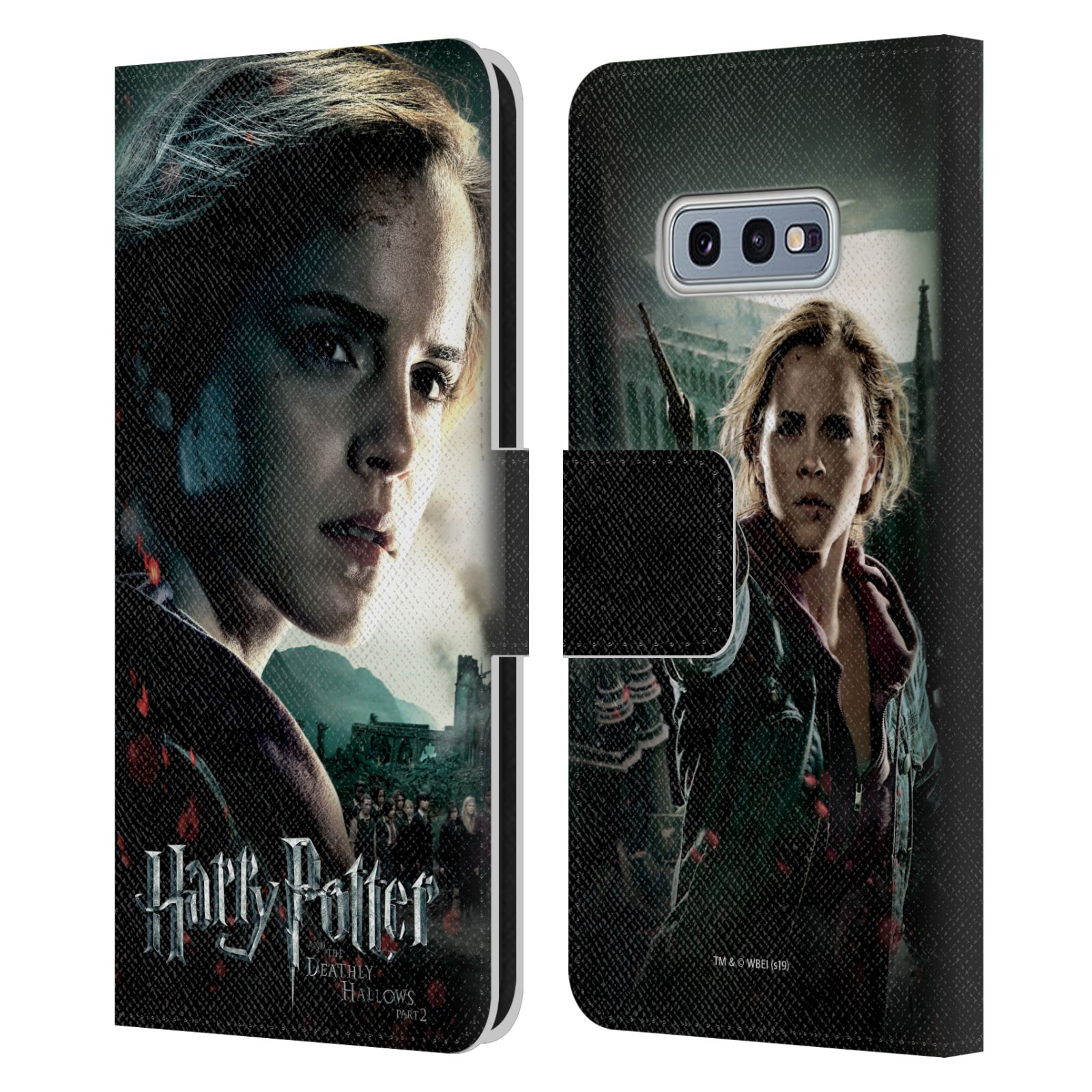 Pouzdro HEAD CASE na mobil Samsung Galaxy S10e - Harry Potter - Hermiona pohled ze strany