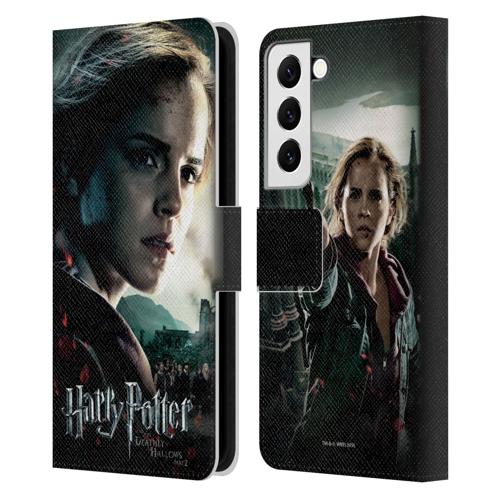 Pouzdro HEAD CASE na mobil Samsung Galaxy S22 / S22 5G - Harry Potter - Hermiona pohled ze strany