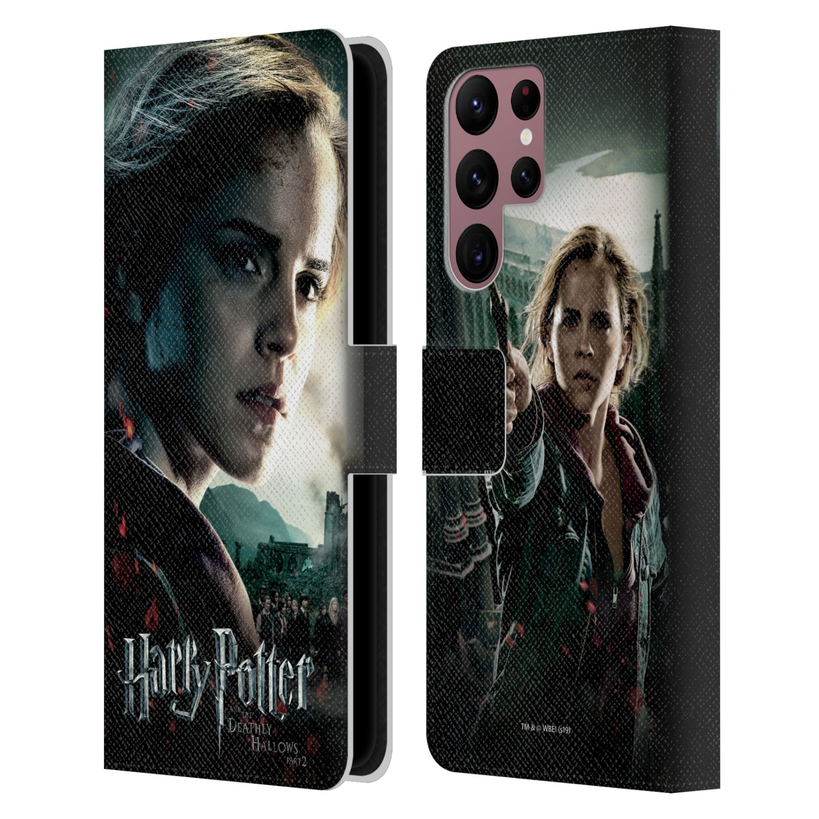 Pouzdro HEAD CASE na mobil Samsung Galaxy S22 ULTRA 5G - Harry Potter - Hermiona pohled ze strany