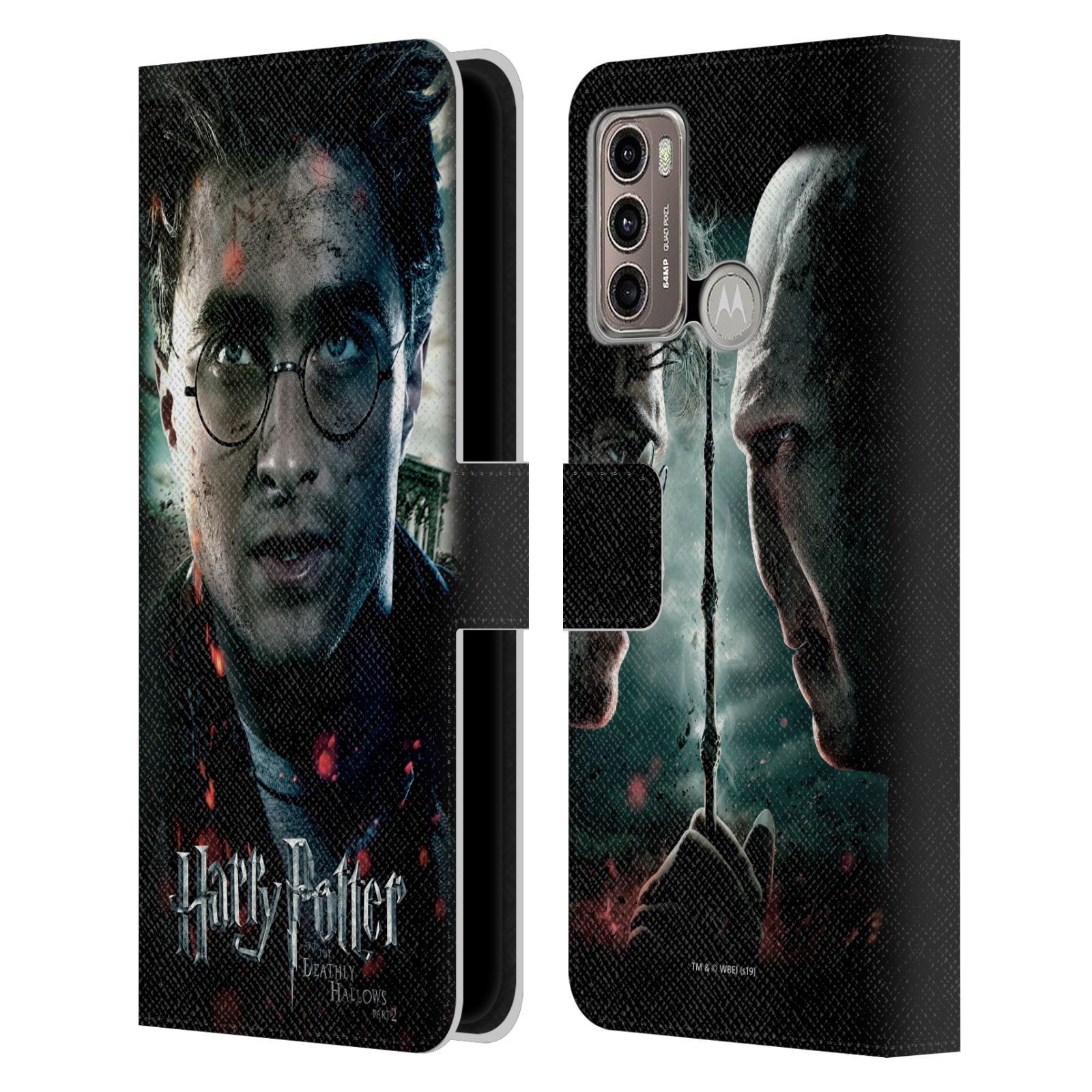 Pouzdro HEAD CASE na mobil Motorola Moto G60 - Harry Potter a Voldemort