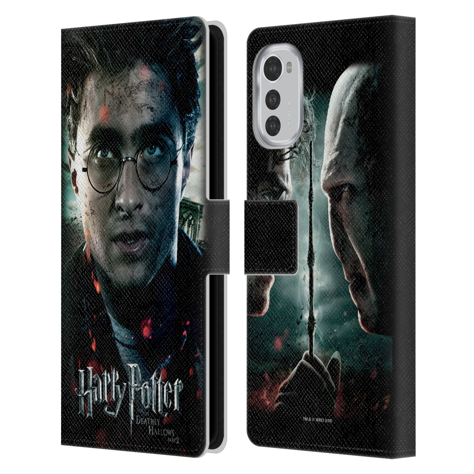 Pouzdro HEAD CASE na mobil Motorola Moto E32 / E32s - Harry Potter a Voldemort