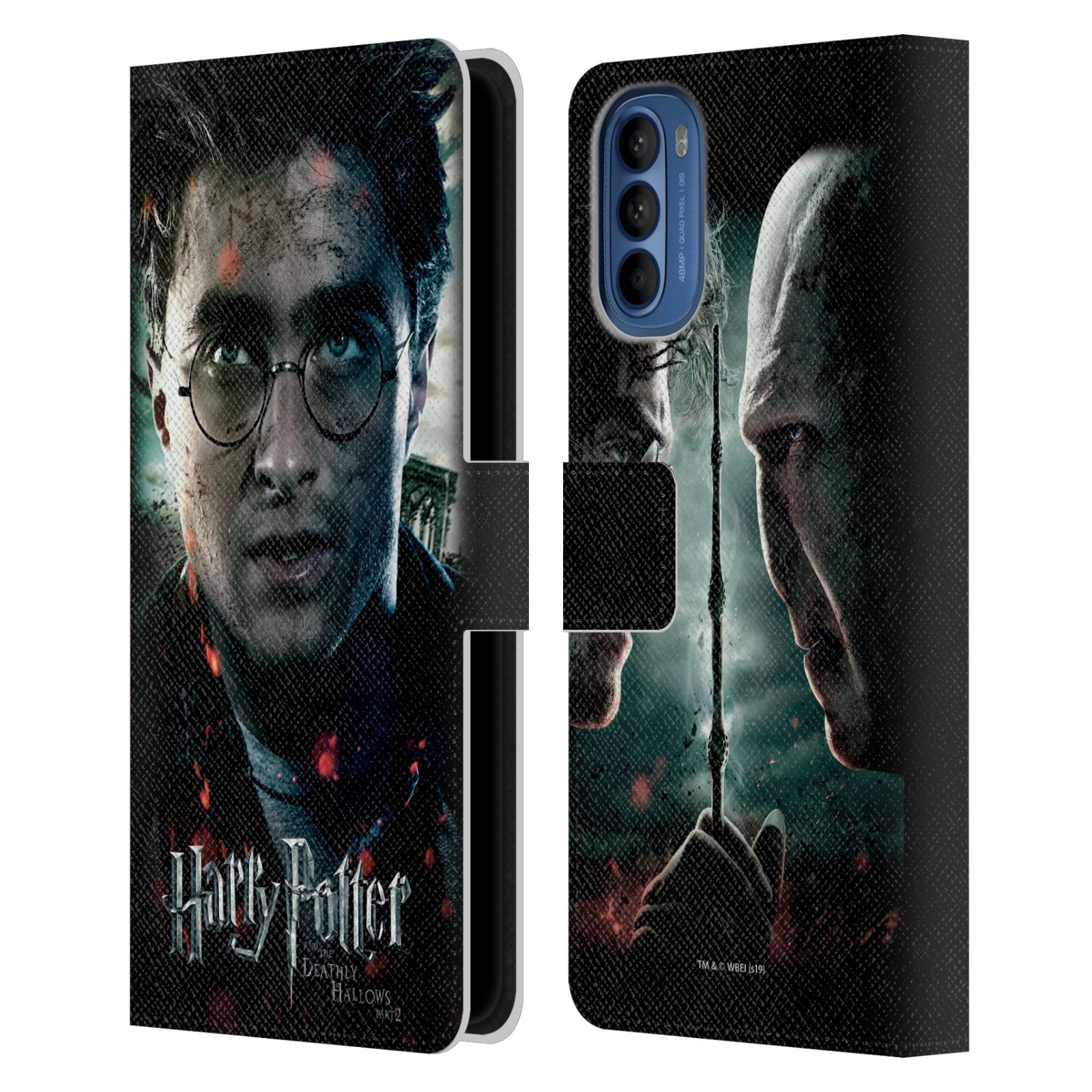 Pouzdro HEAD CASE na mobil Motorola Moto G41 - Harry Potter a Voldemort