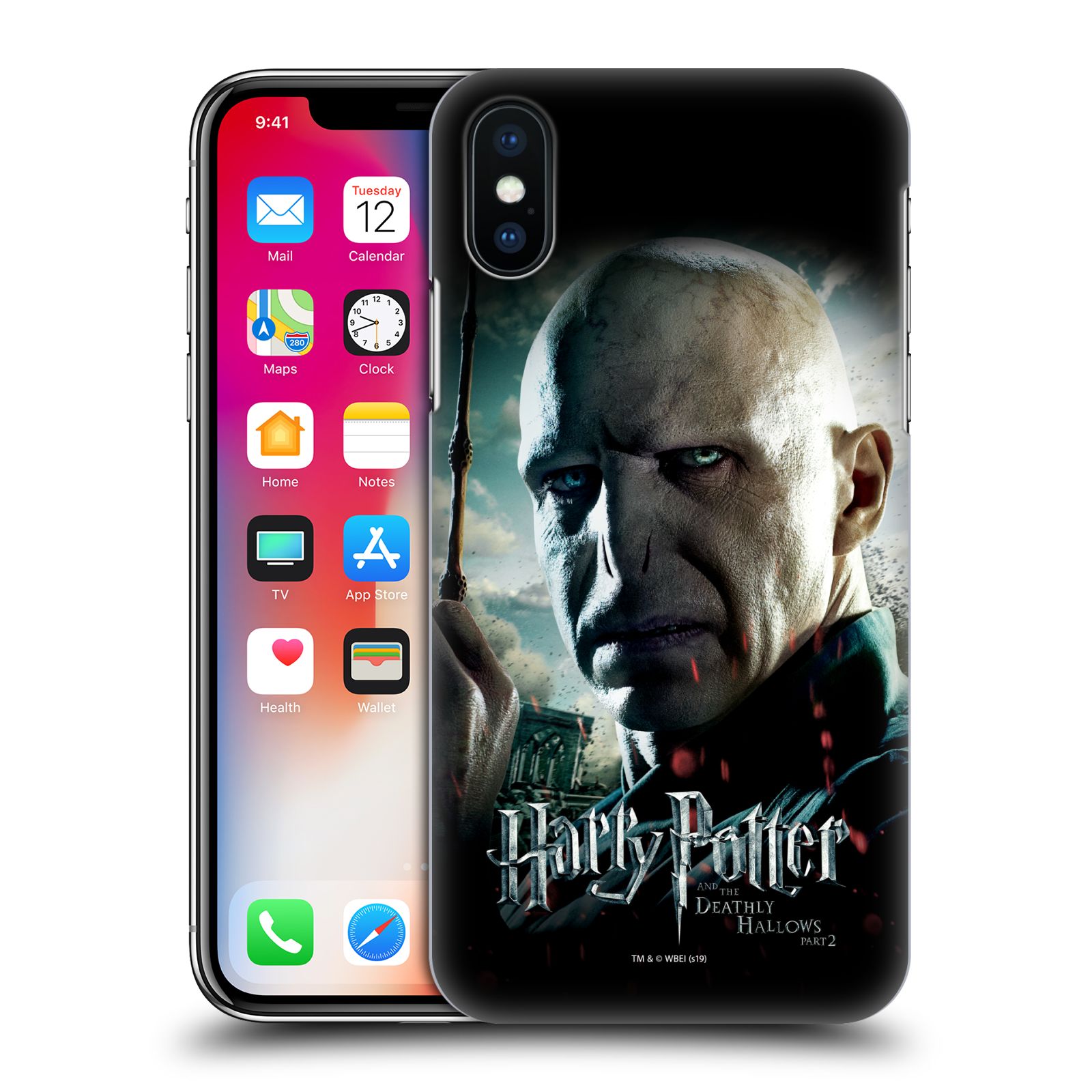 Pouzdro na mobil Apple Iphone X/XS - HEAD CASE - Lord Voldemort