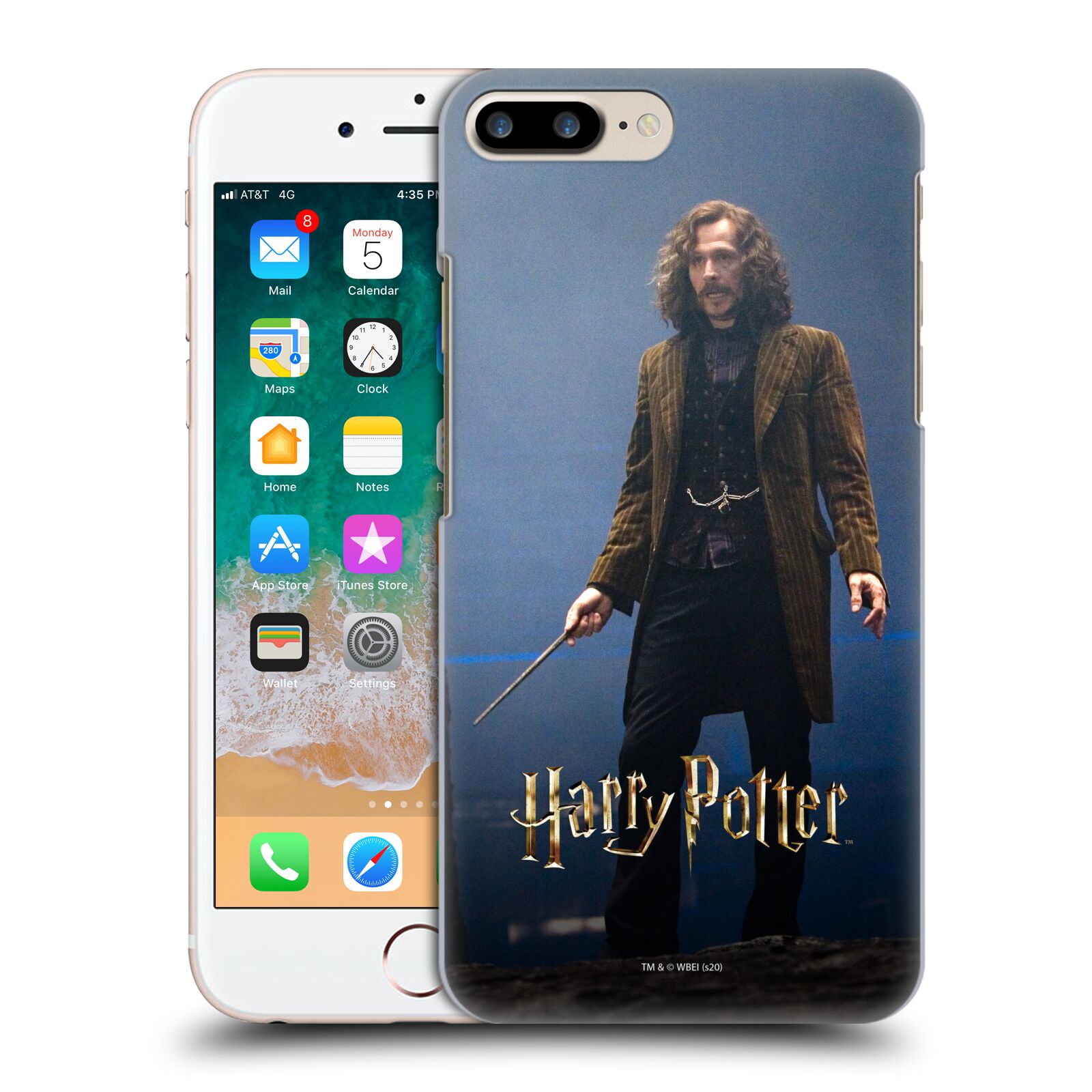 Pouzdro na mobil Apple Iphone 7/8 PLUS - HEAD CASE - Harry Potter - Sirius Black