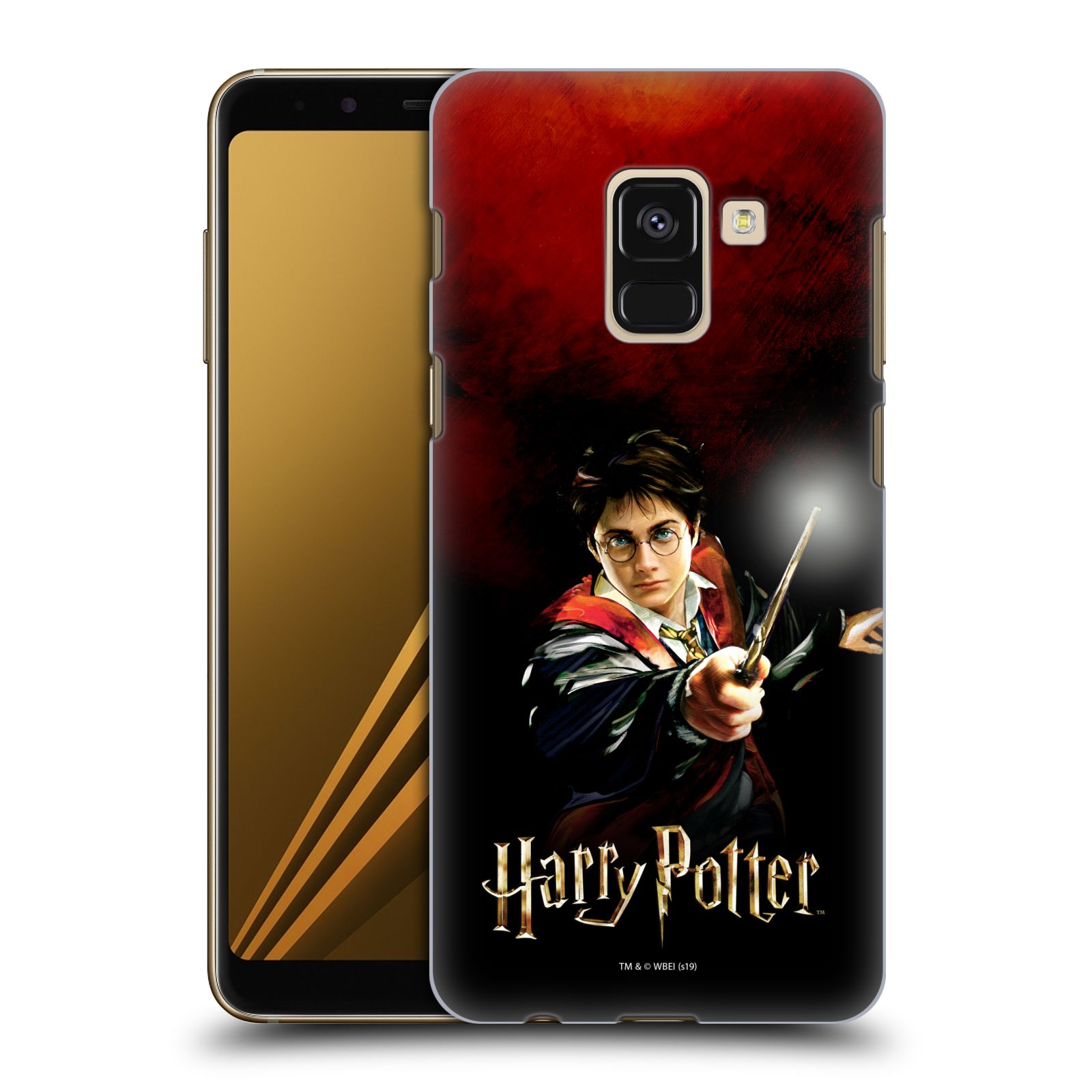 Pouzdro na mobil Samsung Galaxy A8+ 2018, A8 PLUS 2018 - HEAD CASE - Harry Potter kouzla
