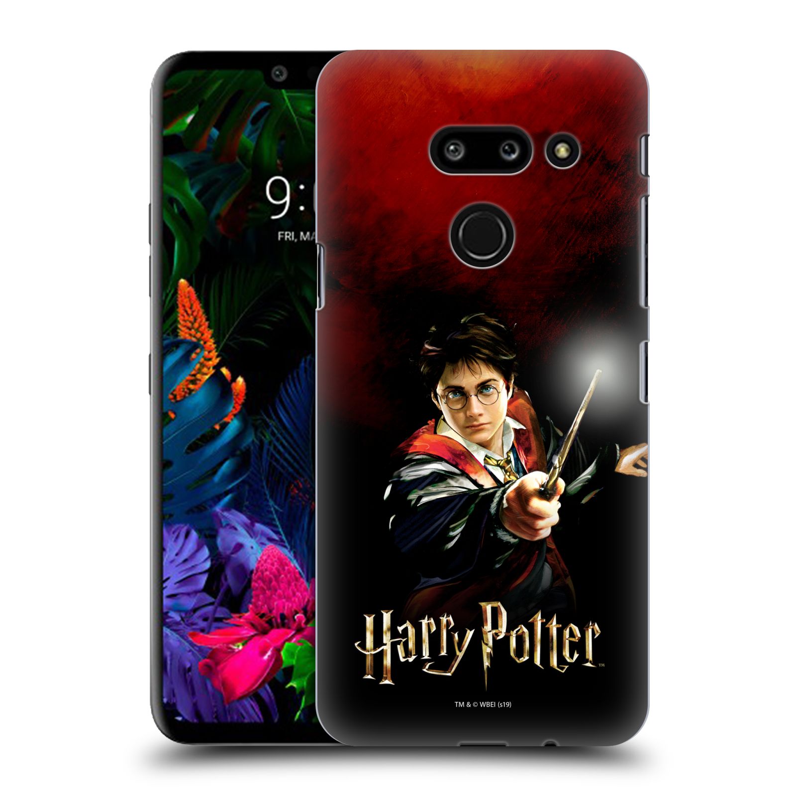 Pouzdro na mobil LG G8 ThinQ - HEAD CASE - Harry Potter kouzla