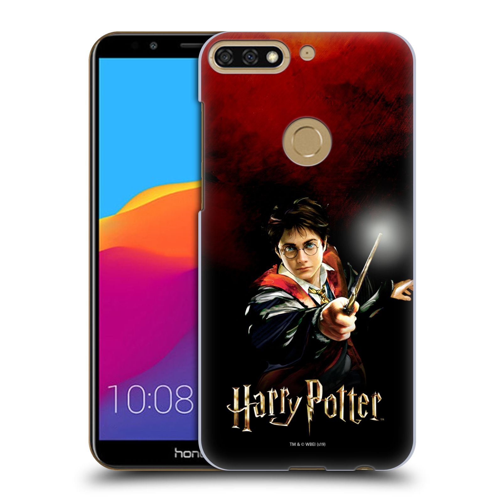 Pouzdro na mobil HONOR 7C - HEAD CASE - Harry Potter kouzla