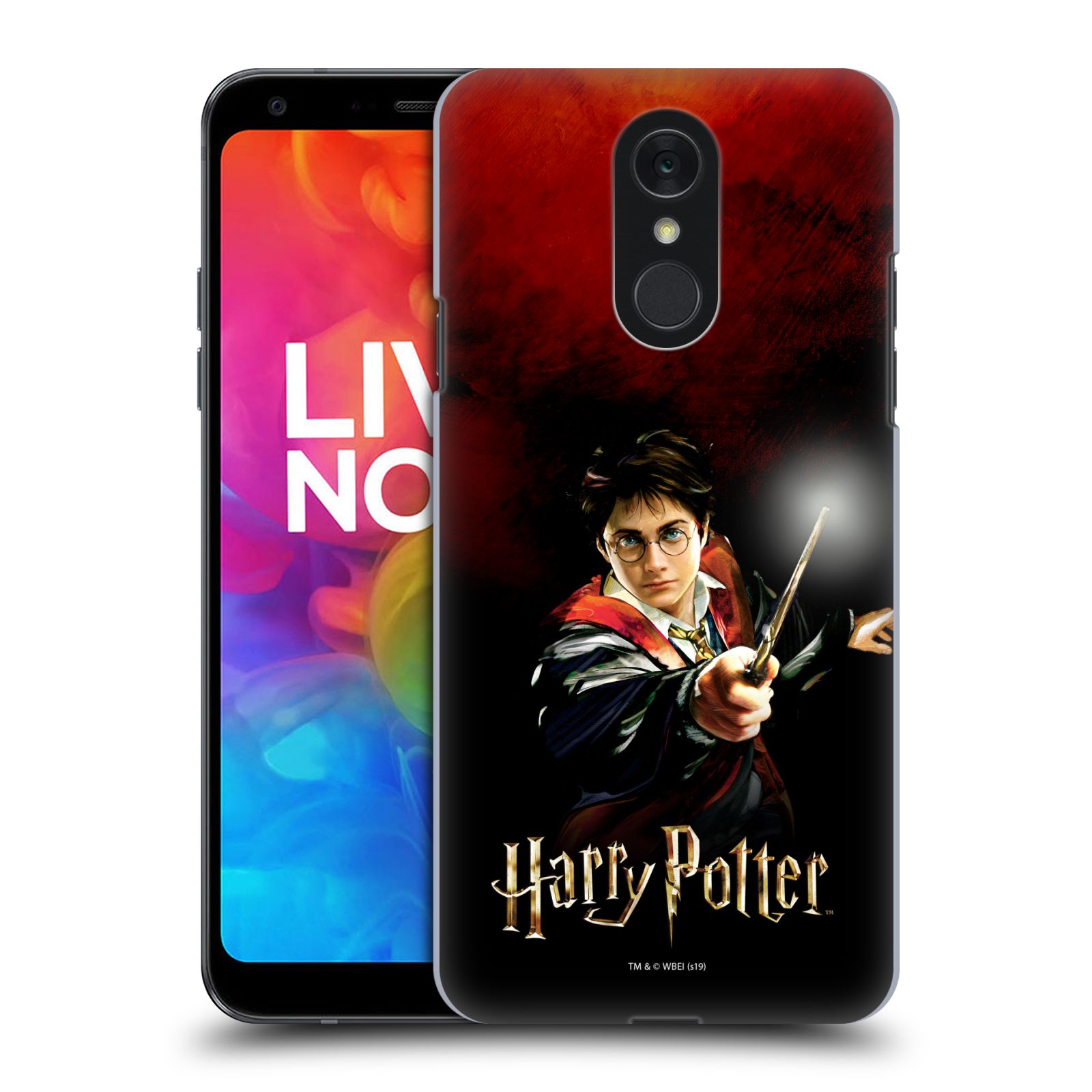 Pouzdro na mobil LG Q7 - HEAD CASE - Harry Potter kouzla