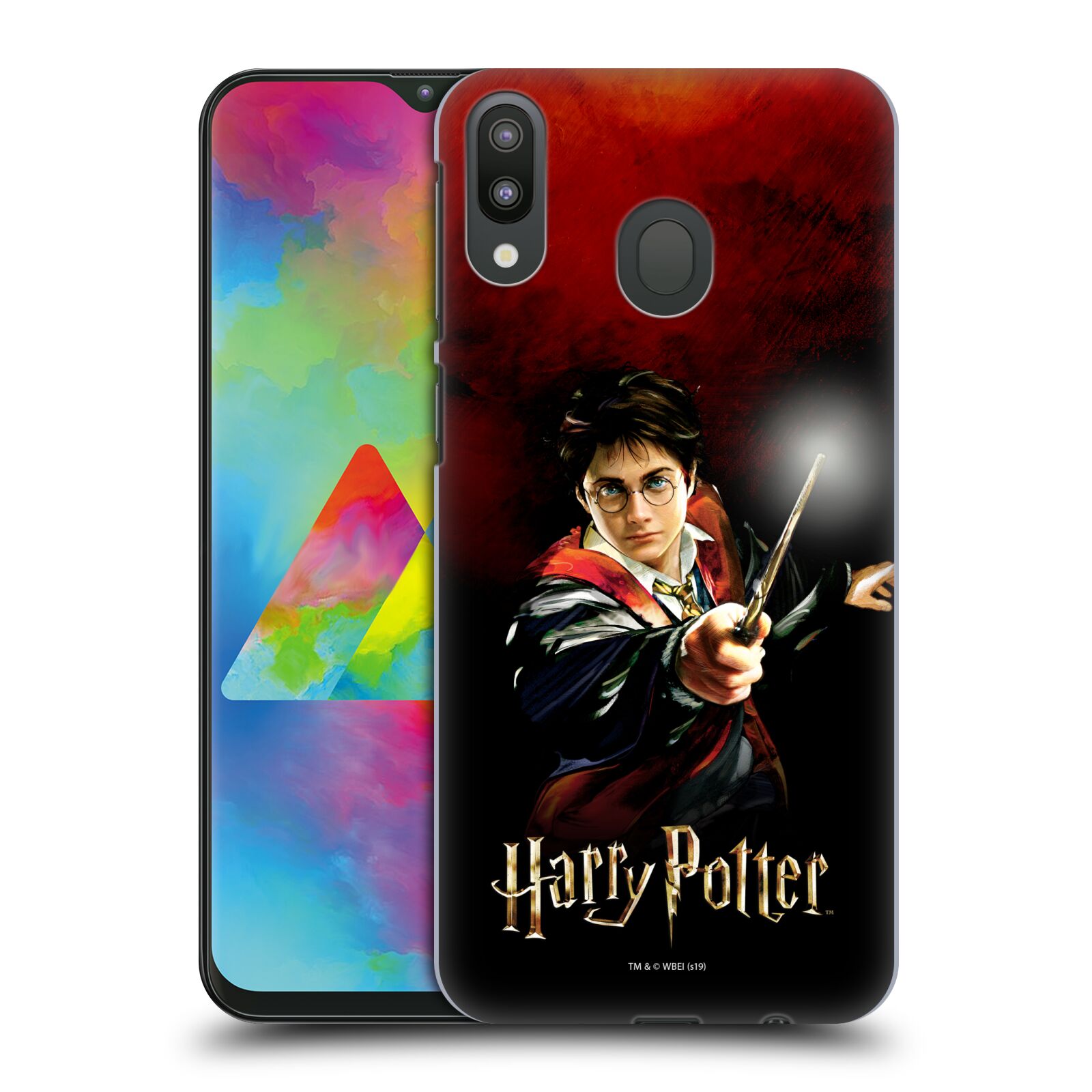 Pouzdro na mobil Samsung Galaxy M20 - HEAD CASE - Harry Potter kouzla