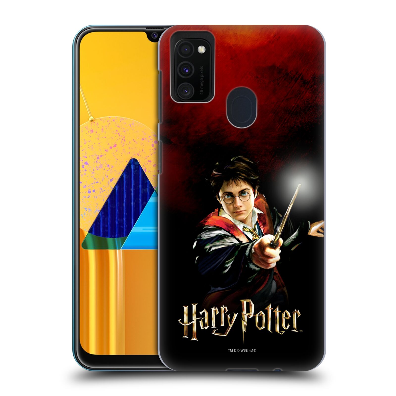Pouzdro na mobil Samsung Galaxy M21 - HEAD CASE - Harry Potter kouzla