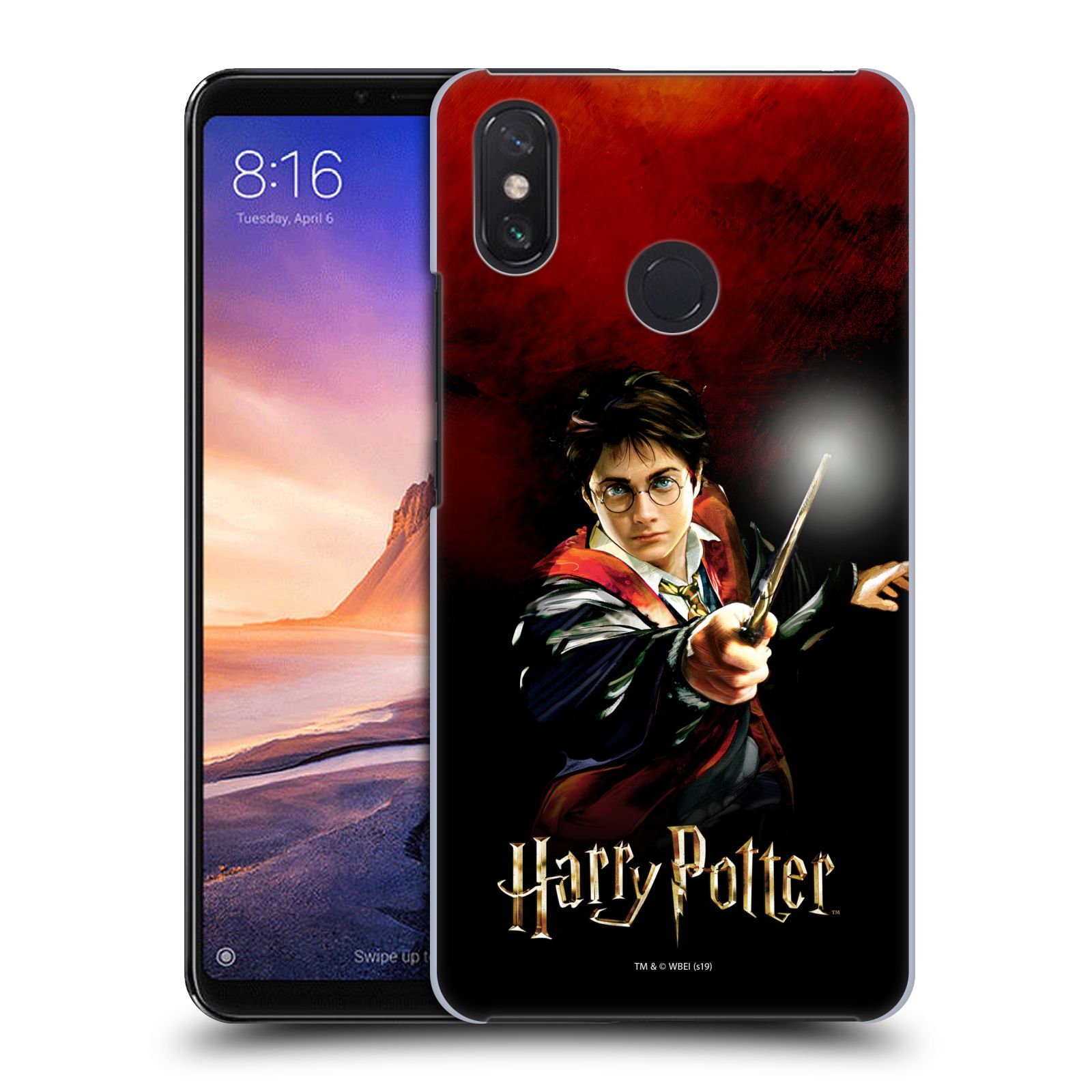 Pouzdro na mobil Xiaomi Mi Max 3 - HEAD CASE - Harry Potter kouzla