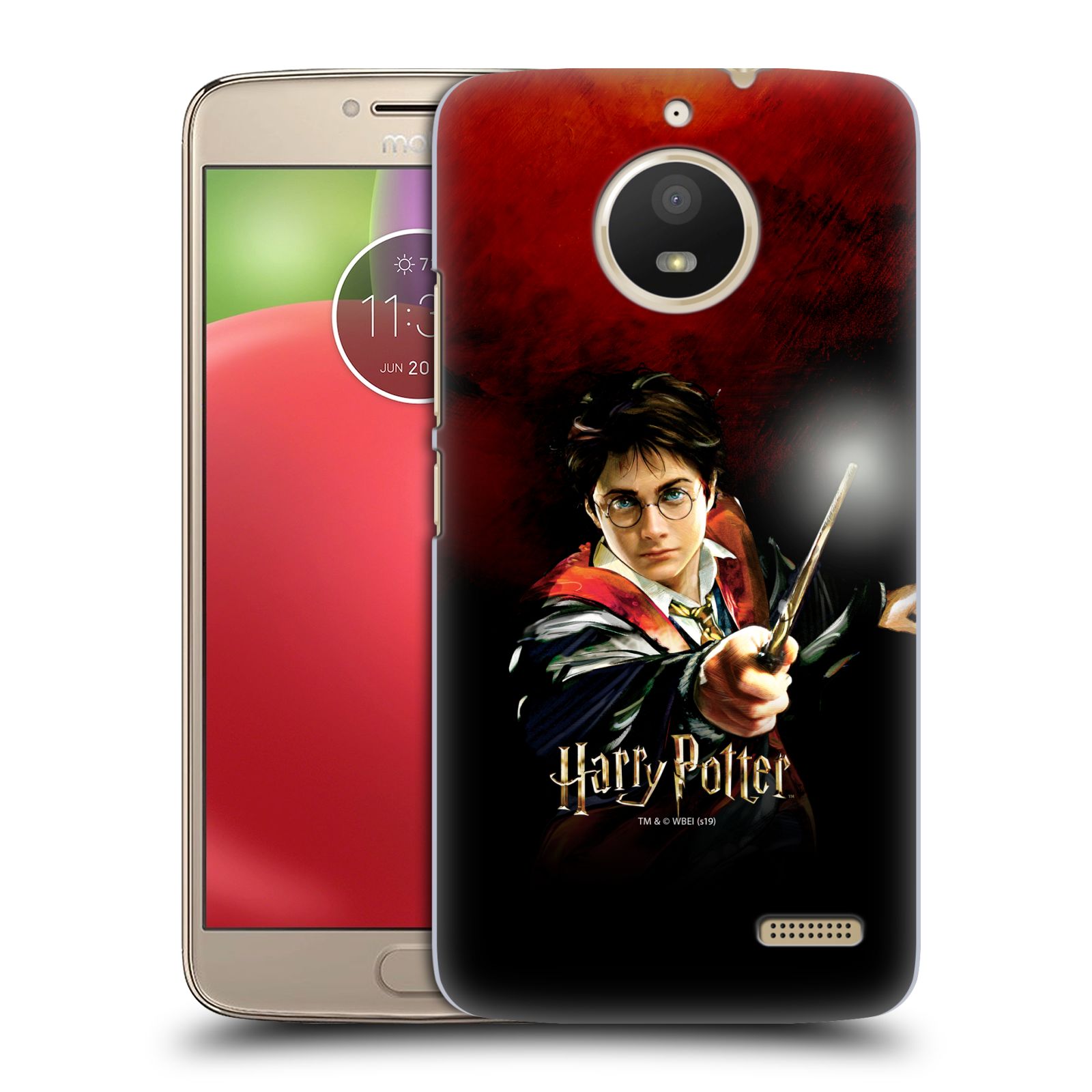 Pouzdro na mobil Lenovo Moto E4 - HEAD CASE - Harry Potter kouzla