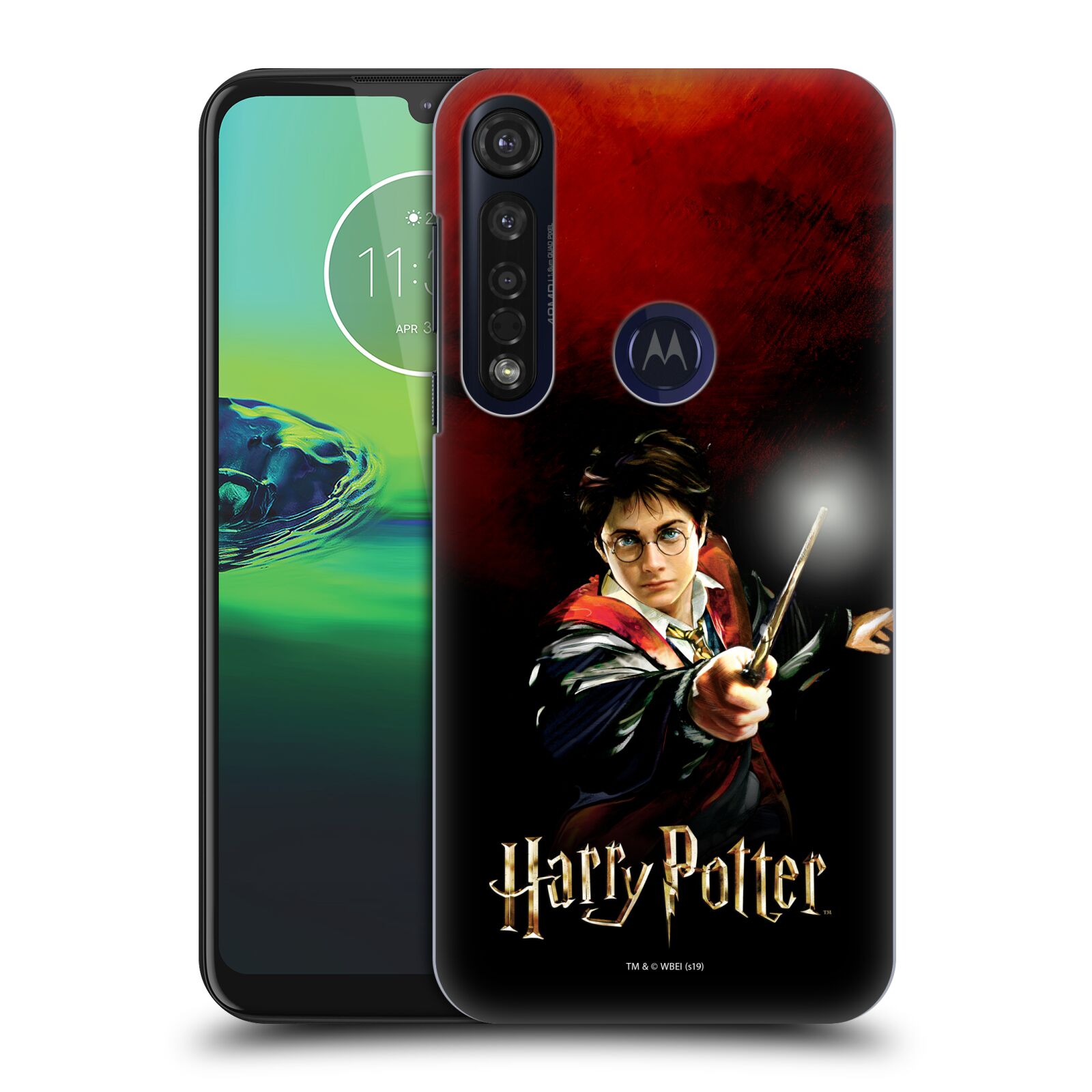 Pouzdro na mobil Motorola Moto G8 PLUS - HEAD CASE - Harry Potter kouzla