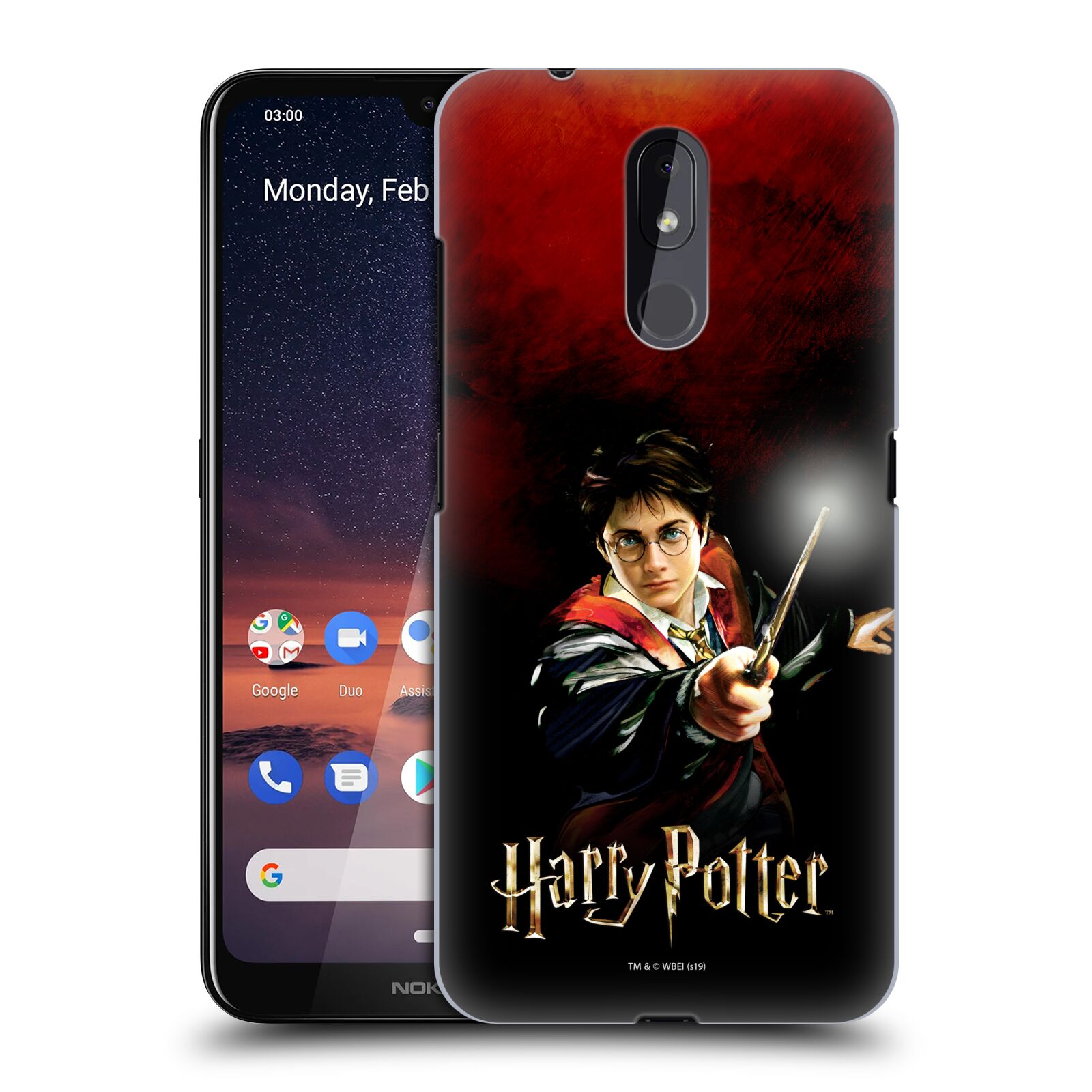 Pouzdro na mobil Nokia 3.2 - HEAD CASE - Harry Potter kouzla