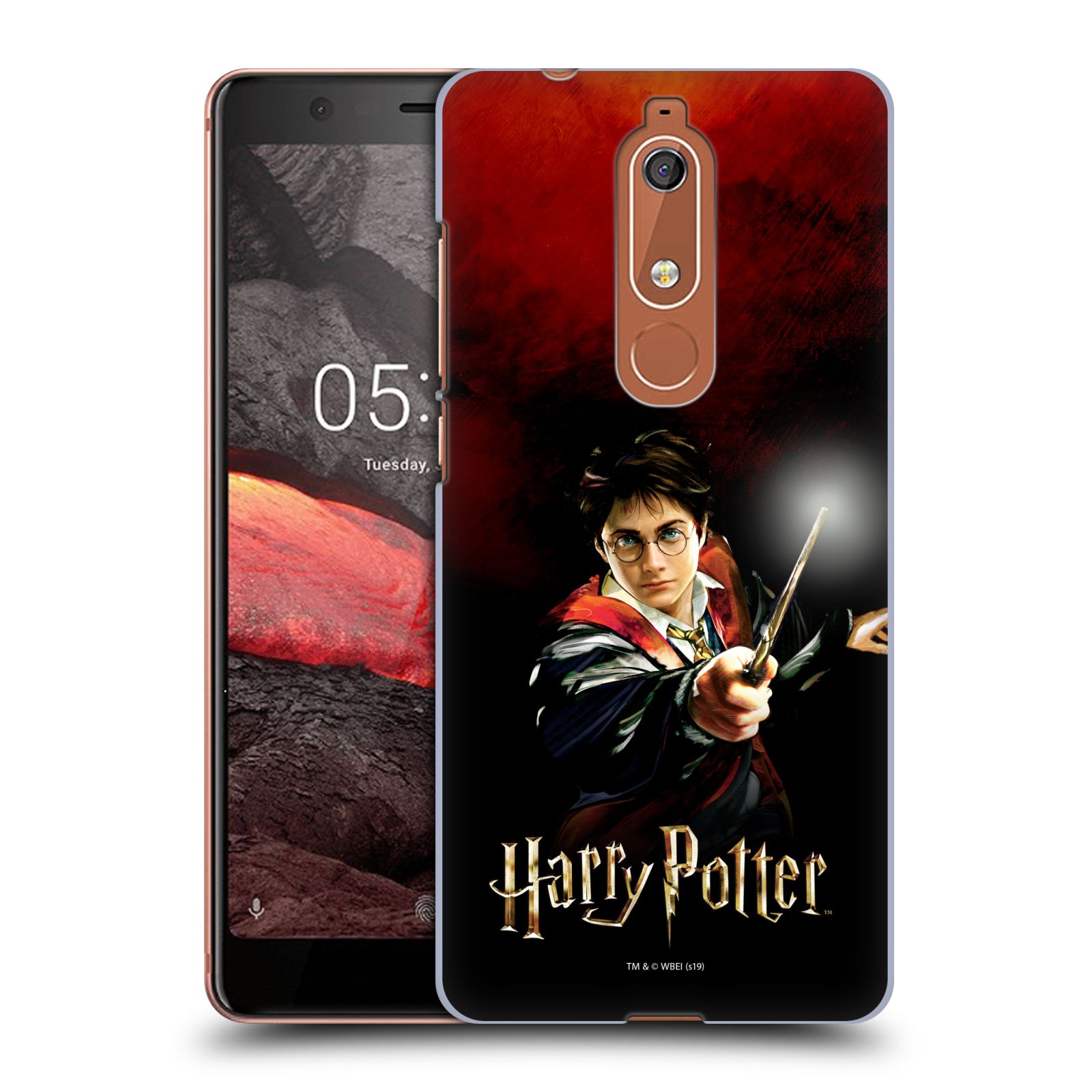 Pouzdro na mobil Nokia 5.1 - HEAD CASE - Harry Potter kouzla