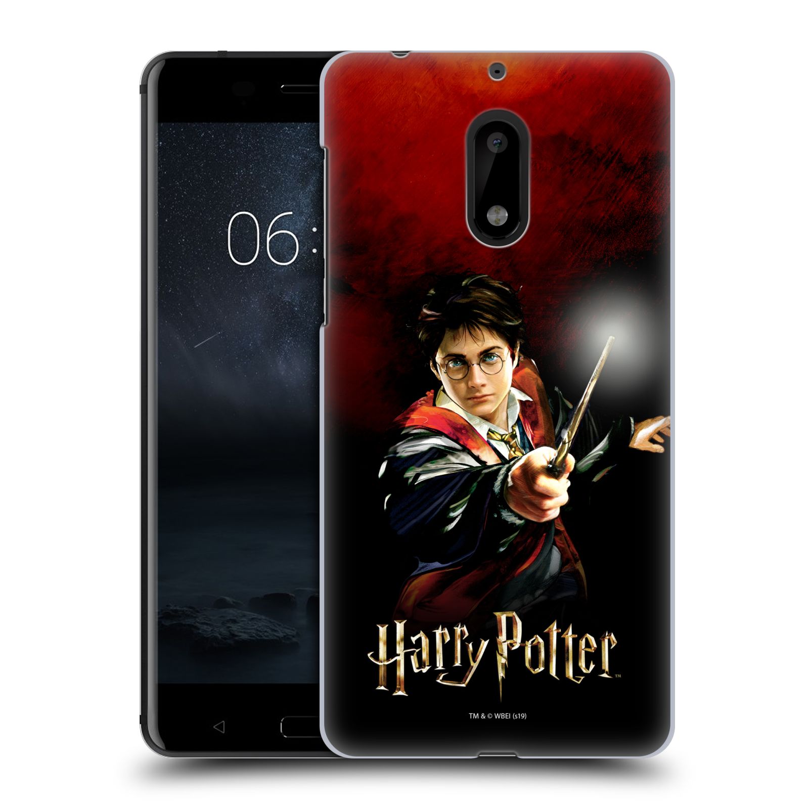Pouzdro na mobil Nokia 6 - HEAD CASE - Harry Potter kouzla