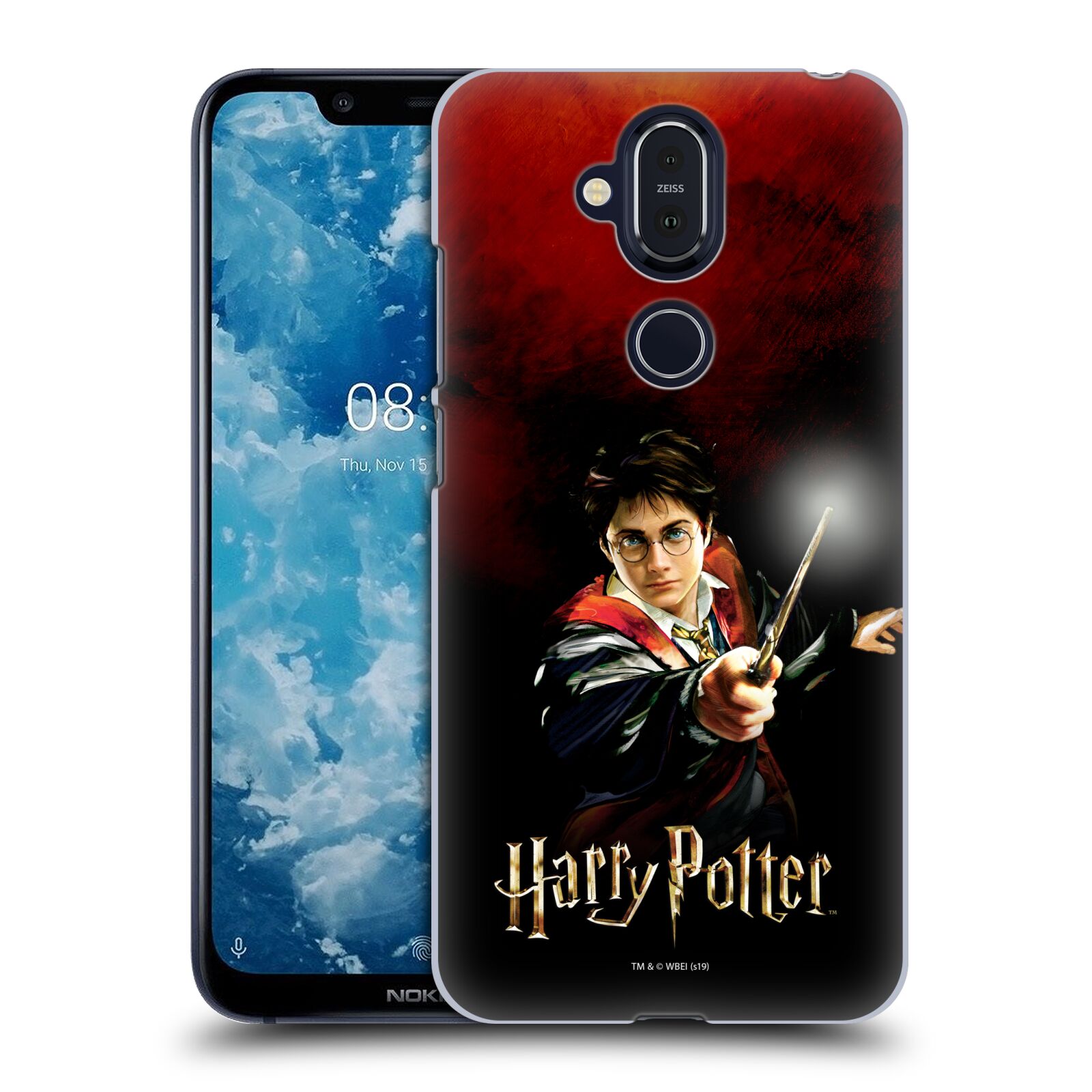 Pouzdro na mobil NOKIA 8.1 - HEAD CASE - Harry Potter kouzla