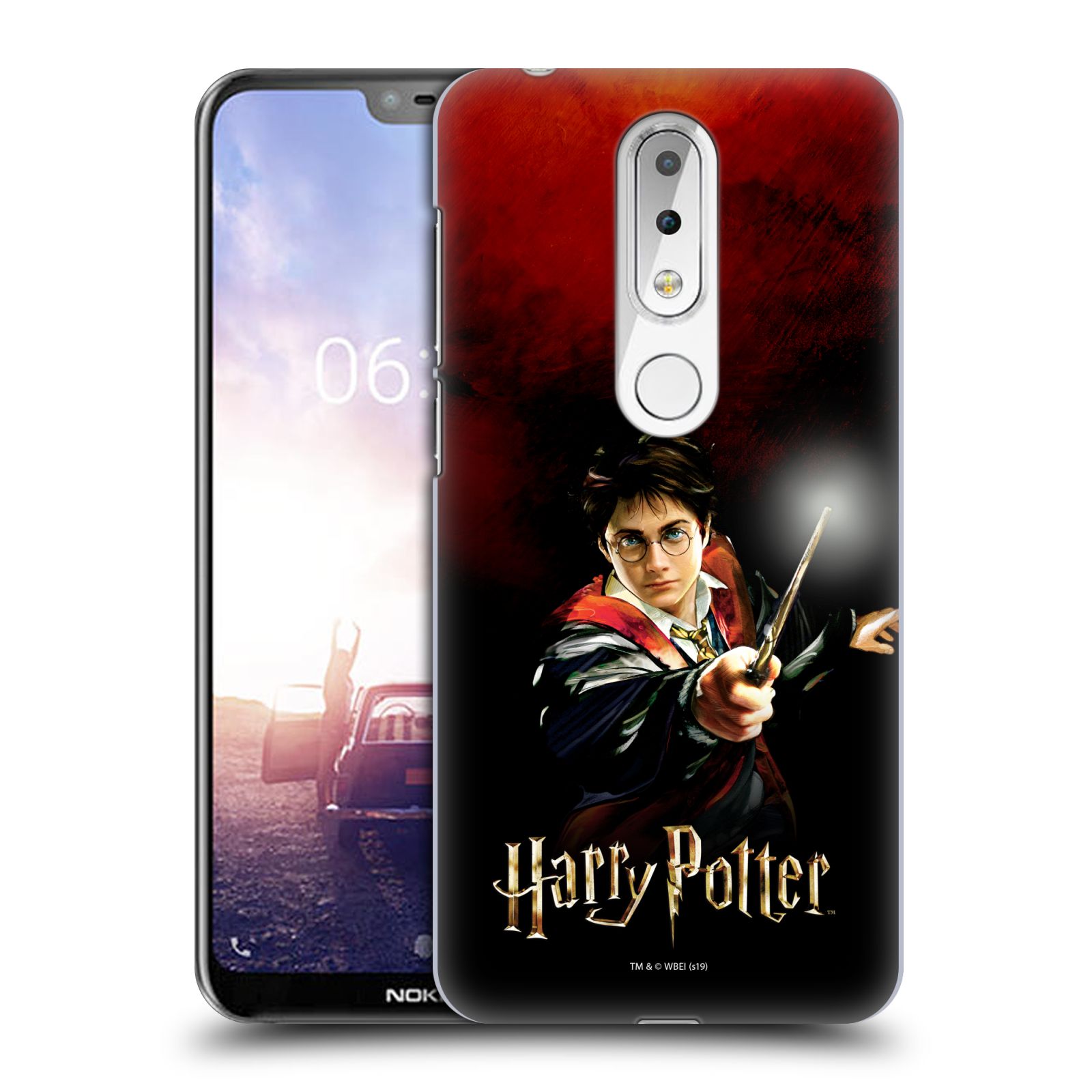 Pouzdro na mobil Nokia 6.1 PLUS - HEAD CASE - Harry Potter kouzla
