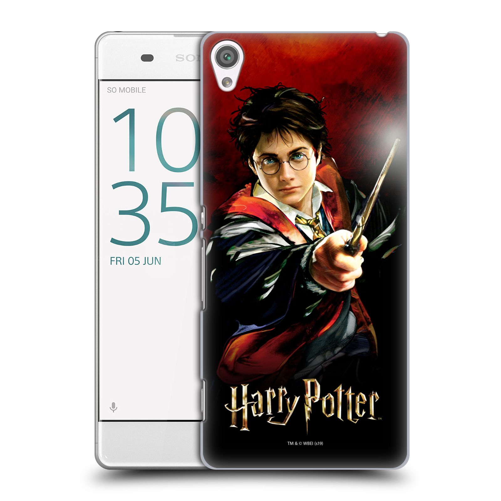 Pouzdro na mobil Sony Xperia XA - HEAD CASE - Harry Potter kouzla