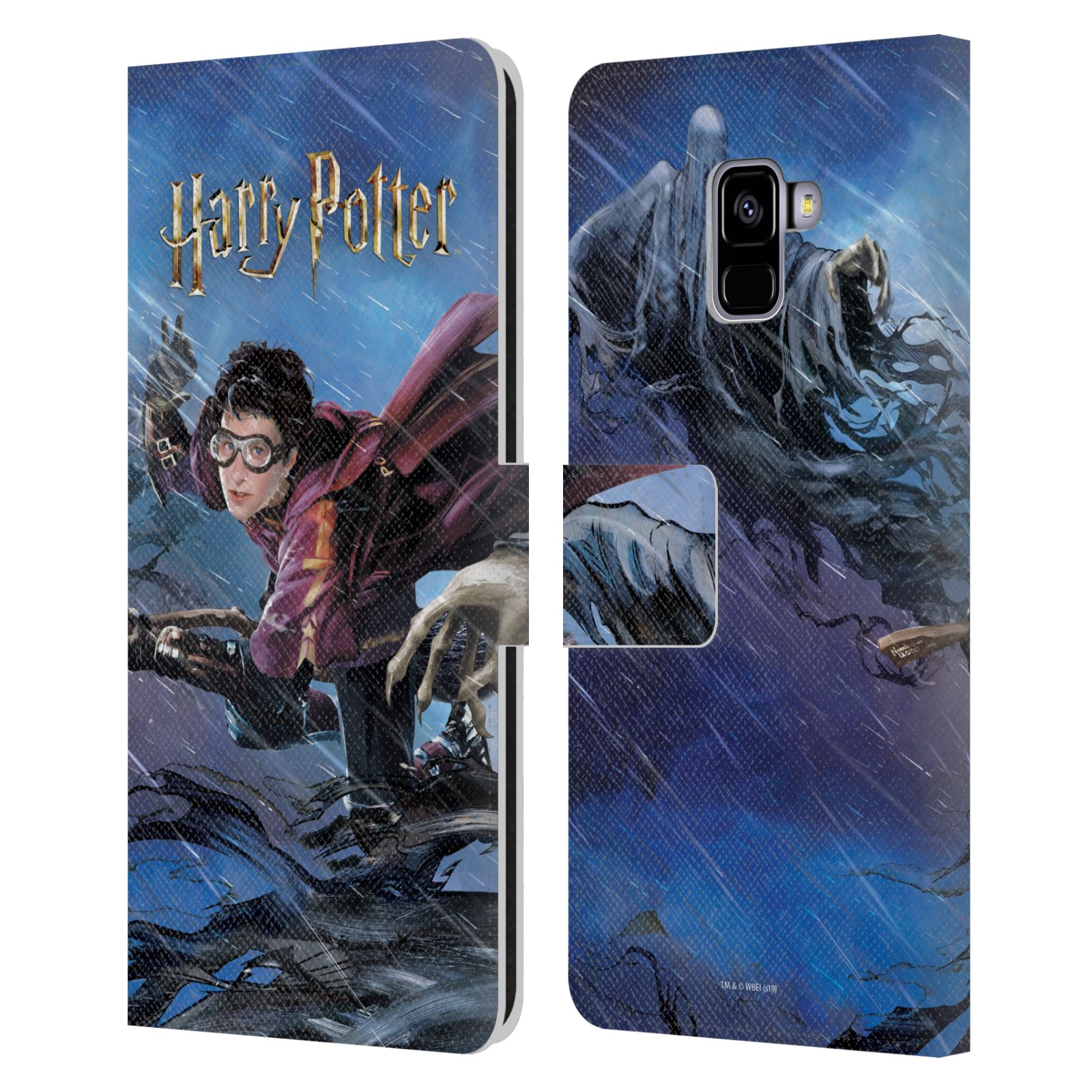 Pouzdro na mobil Samsung Galaxy A8+ 2018 - HEAD CASE - Harry Potter - Famfrpál