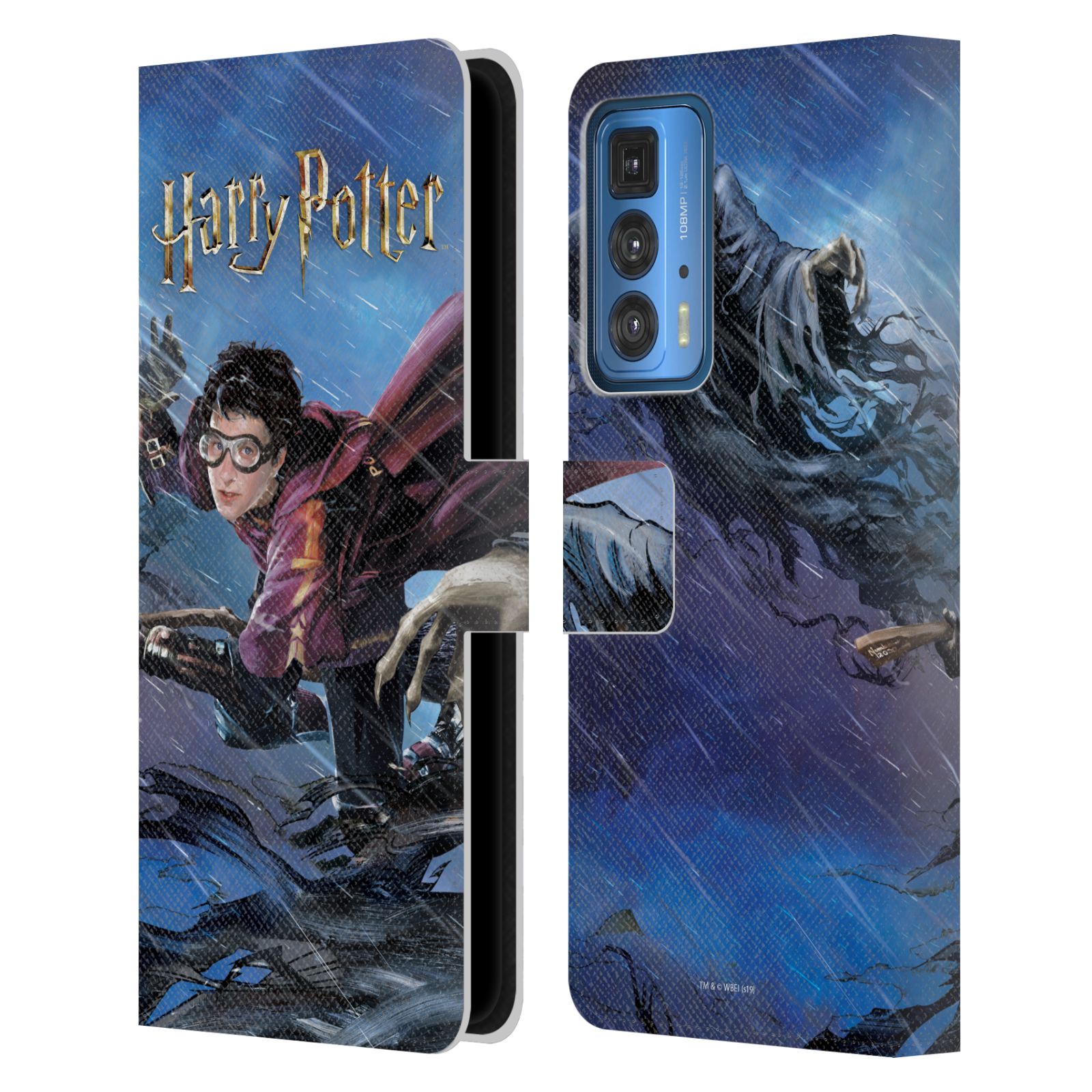 Pouzdro na mobil Motorola EDGE 20 PRO - HEAD CASE - Harry Potter - Famfrpál