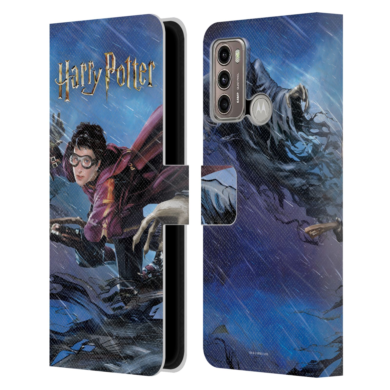 Pouzdro na mobil Motorola Moto G60 - HEAD CASE - Harry Potter - Famfrpál