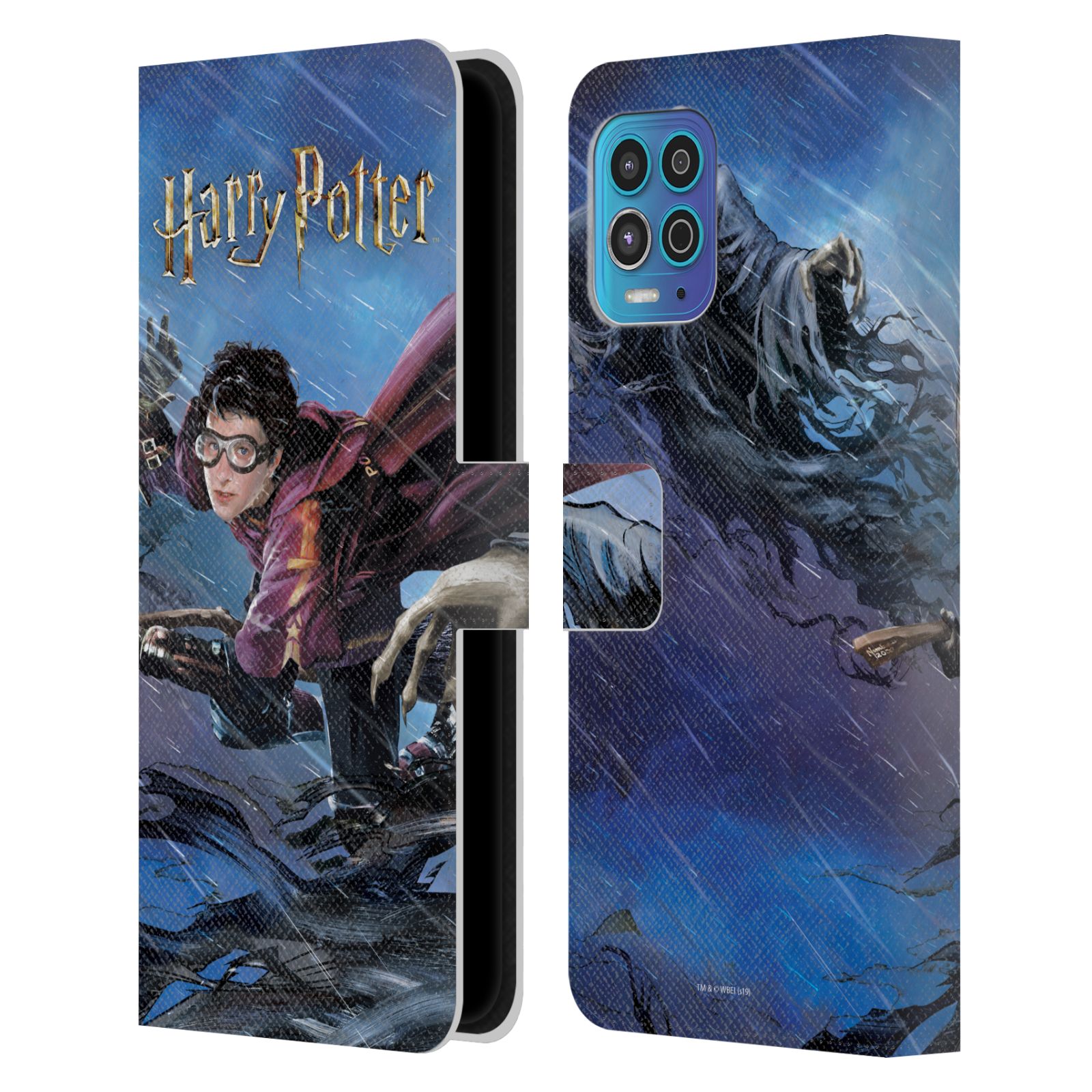 Pouzdro na mobil Motorola Moto G100 - HEAD CASE - Harry Potter - Famfrpál
