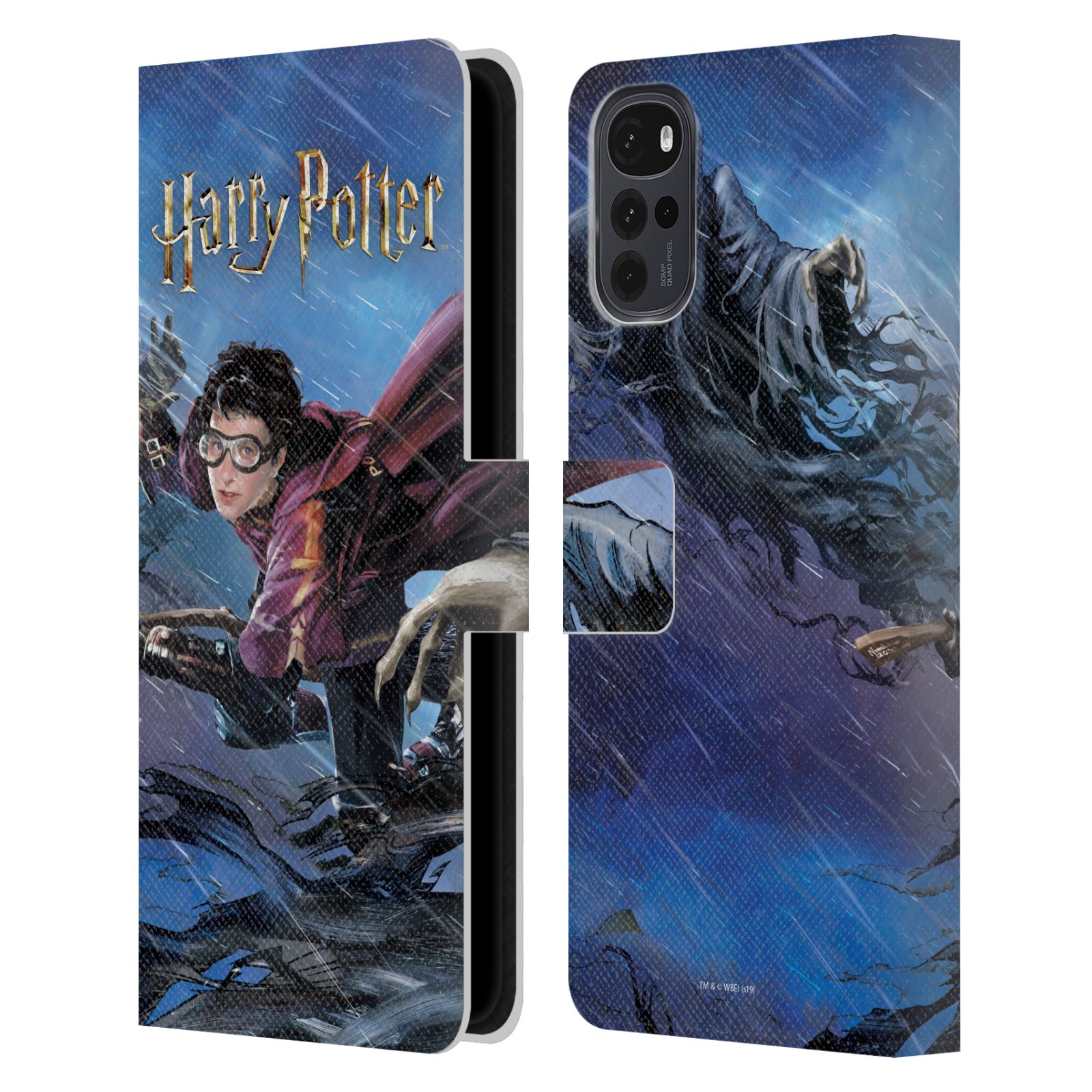 Pouzdro na mobil Motorola Moto G22 - HEAD CASE - Harry Potter - Famfrpál