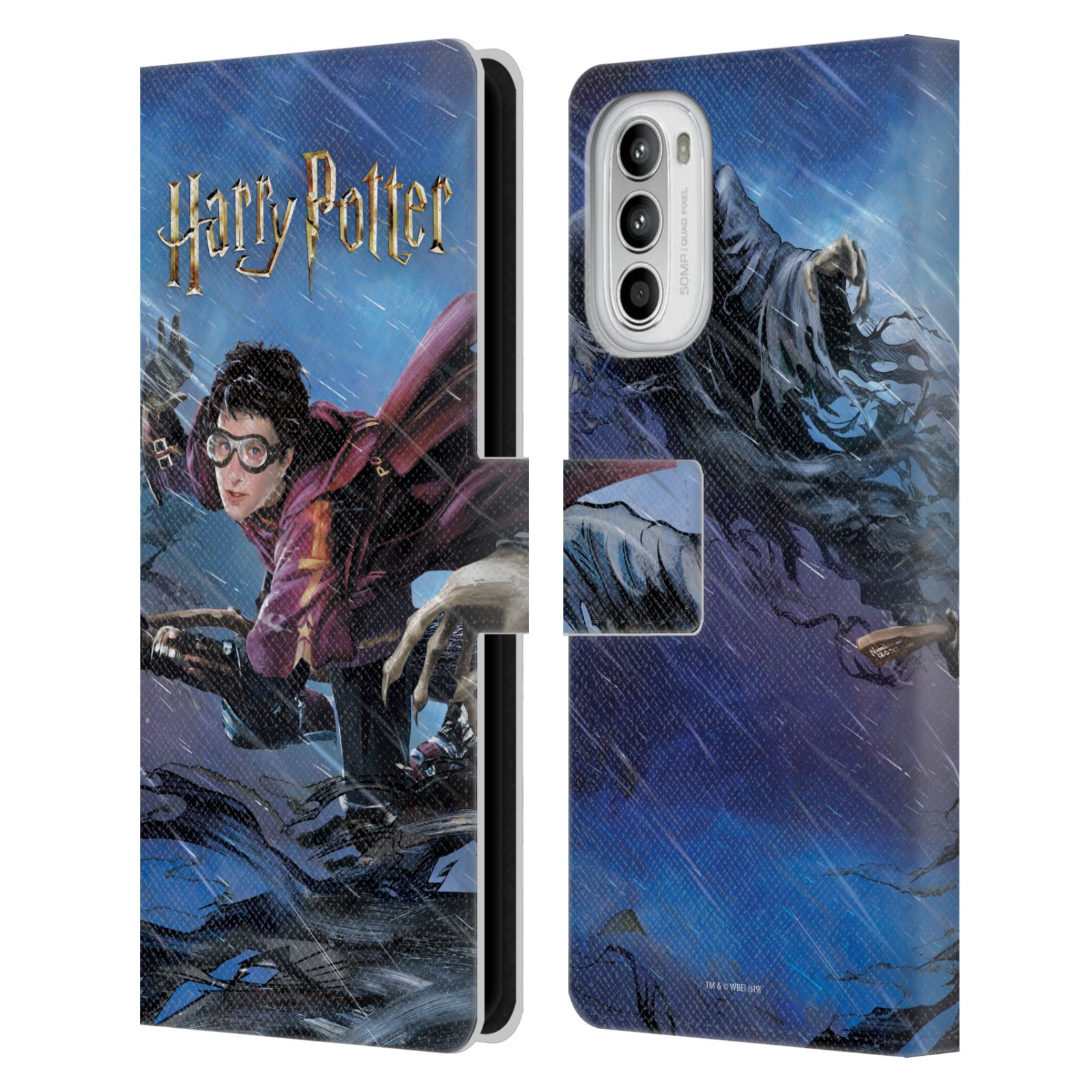 Pouzdro na mobil Motorola Moto G52 - HEAD CASE - Harry Potter - Famfrpál