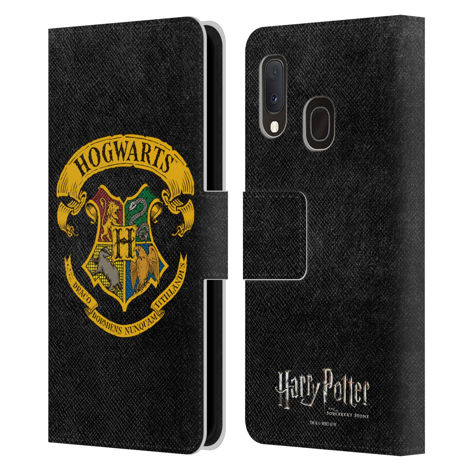 Pouzdro na mobil Samsung Galaxy A20E - HEAD CASE - Harry Potter - Znak Bradavic