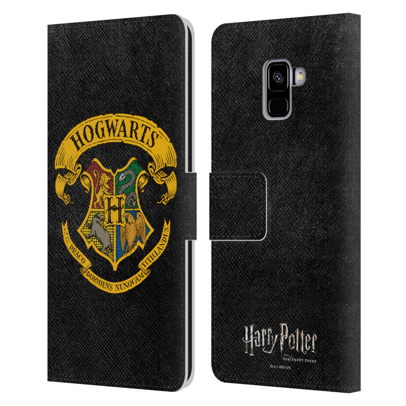 Pouzdro na mobil Samsung Galaxy A8+ 2018 - HEAD CASE - Harry Potter - Znak Bradavic