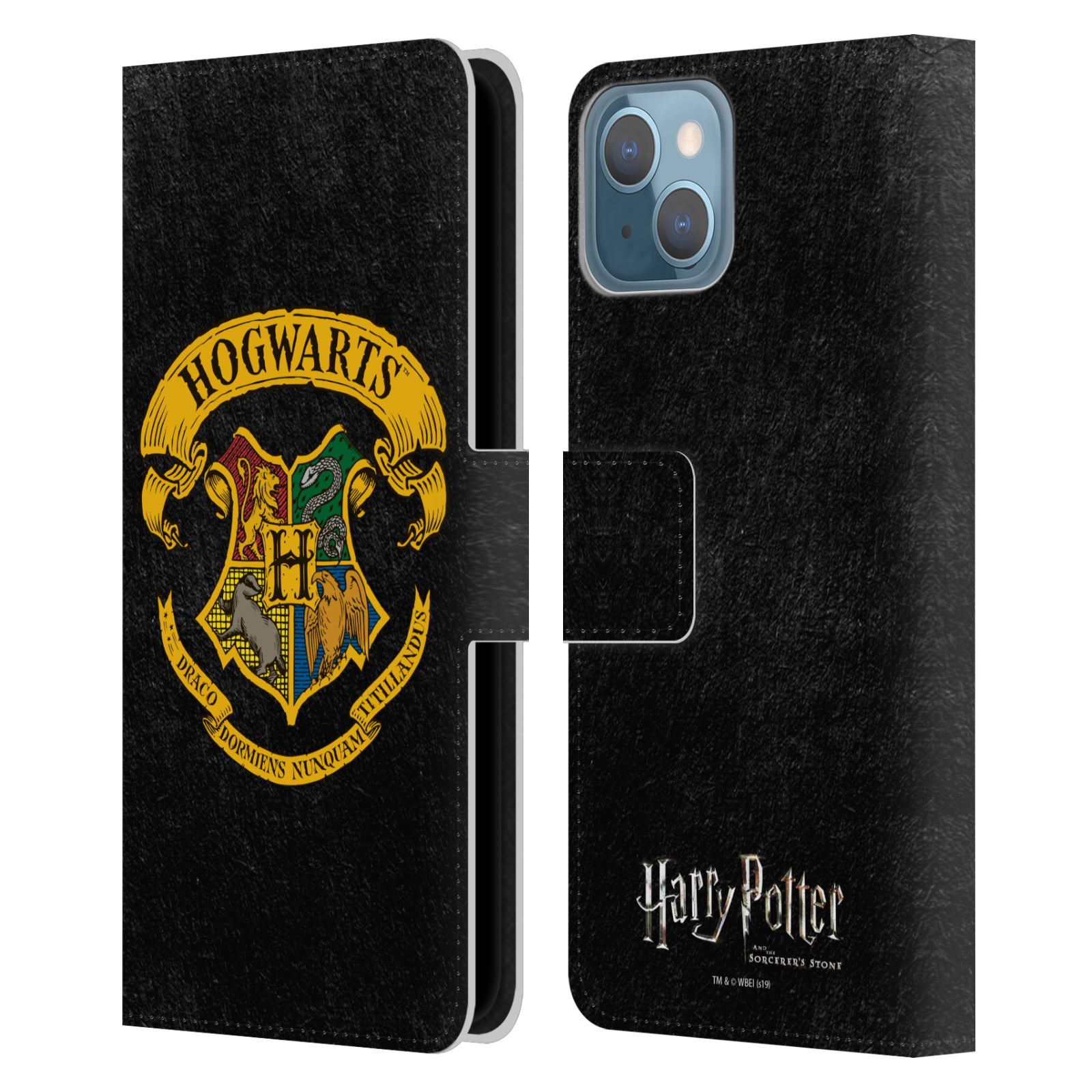 Pouzdro na mobil Apple Iphone 13 - HEAD CASE - Harry Potter - Znak Bradavic