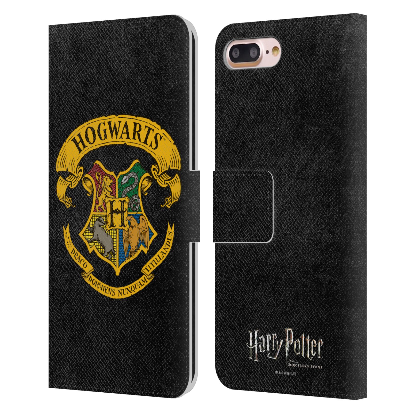 Pouzdro na mobil Apple Iphone 7+/8+ - HEAD CASE - Harry Potter - Znak Bradavic