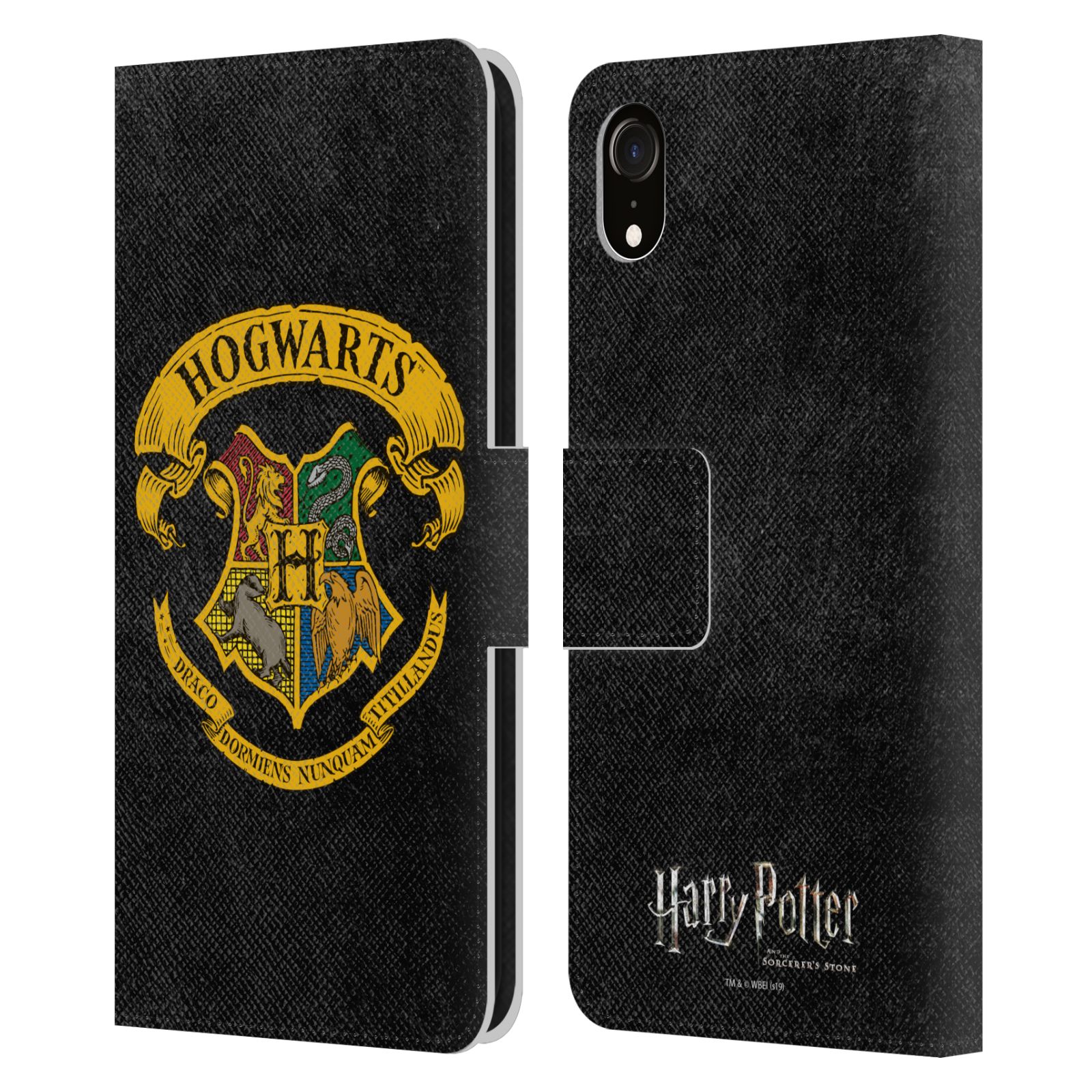 Pouzdro na mobil Apple Iphone XR - HEAD CASE - Harry Potter - Znak Bradavic