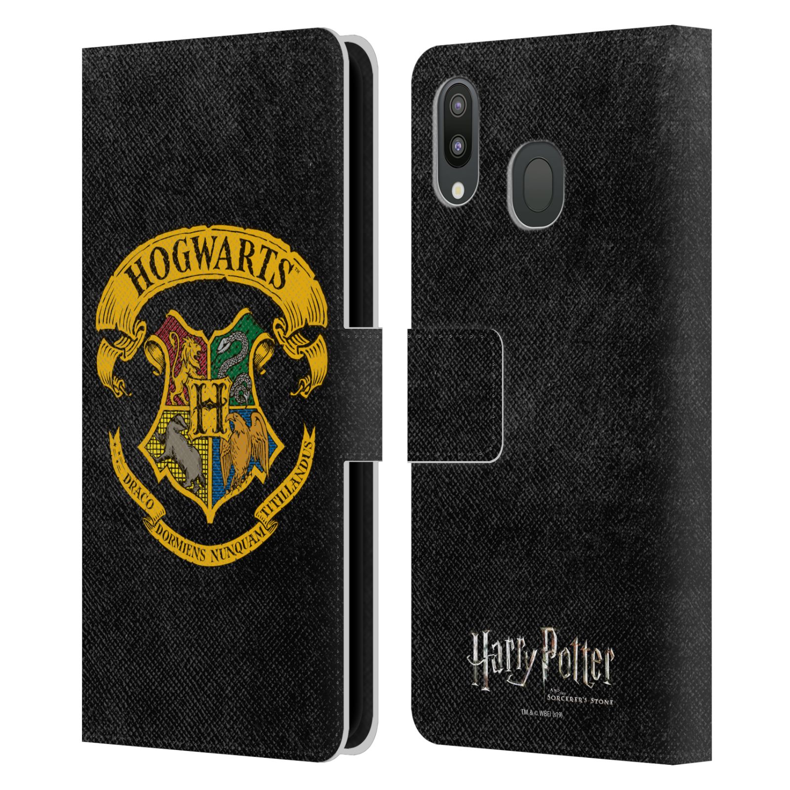Pouzdro na mobil Samsung Galaxy M20 - HEAD CASE - Harry Potter - Znak Bradavic