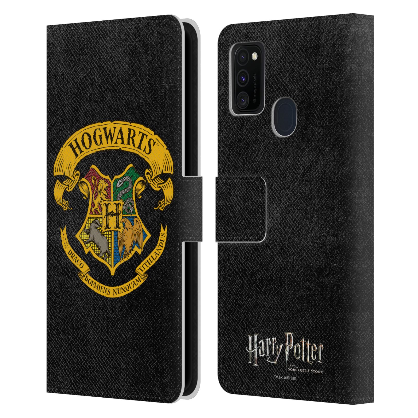 Pouzdro na mobil Samsung Galaxy M21 - HEAD CASE - Harry Potter - Znak Bradavic