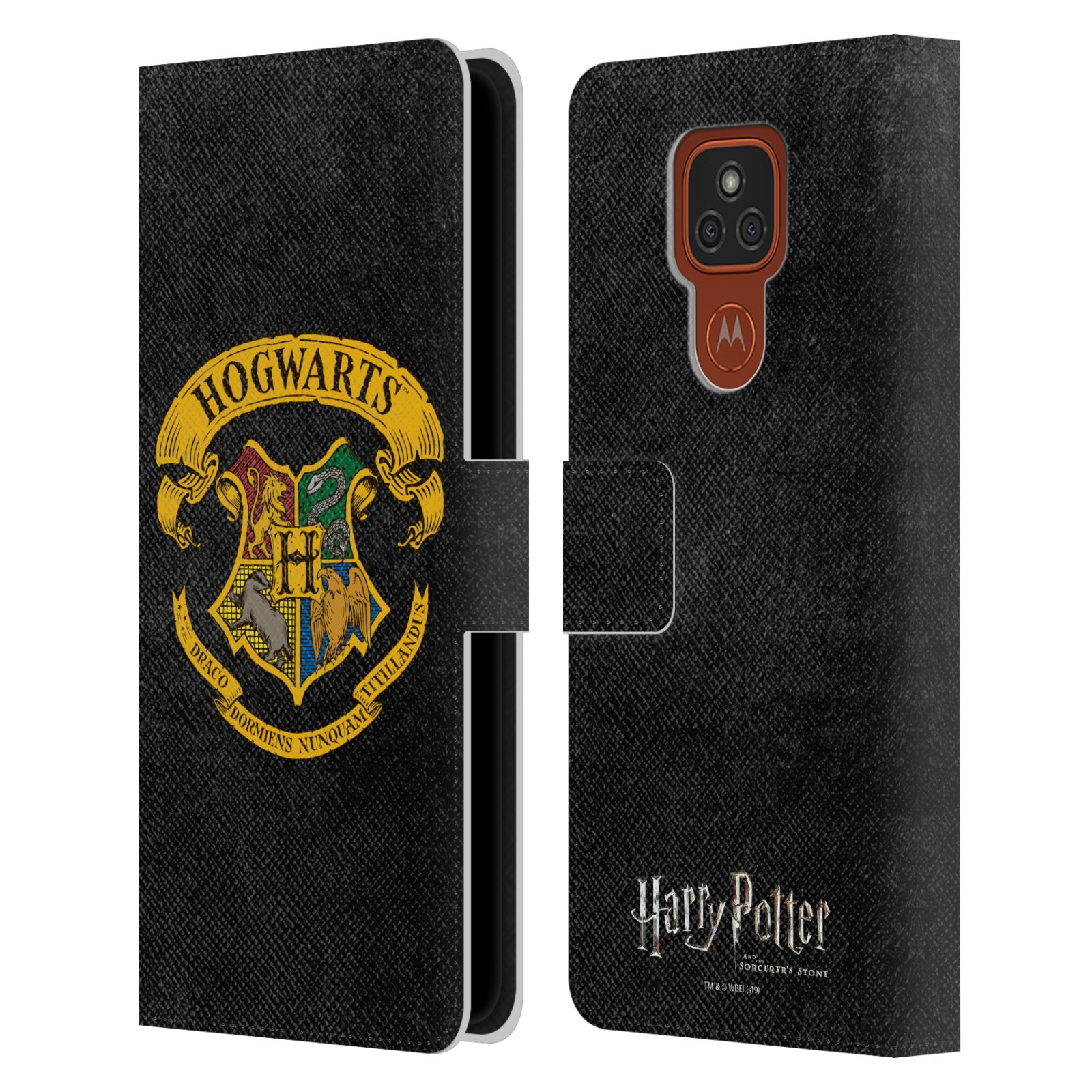 Pouzdro na mobil Motorola Moto E7 Plus - HEAD CASE - Harry Potter - Znak Bradavic